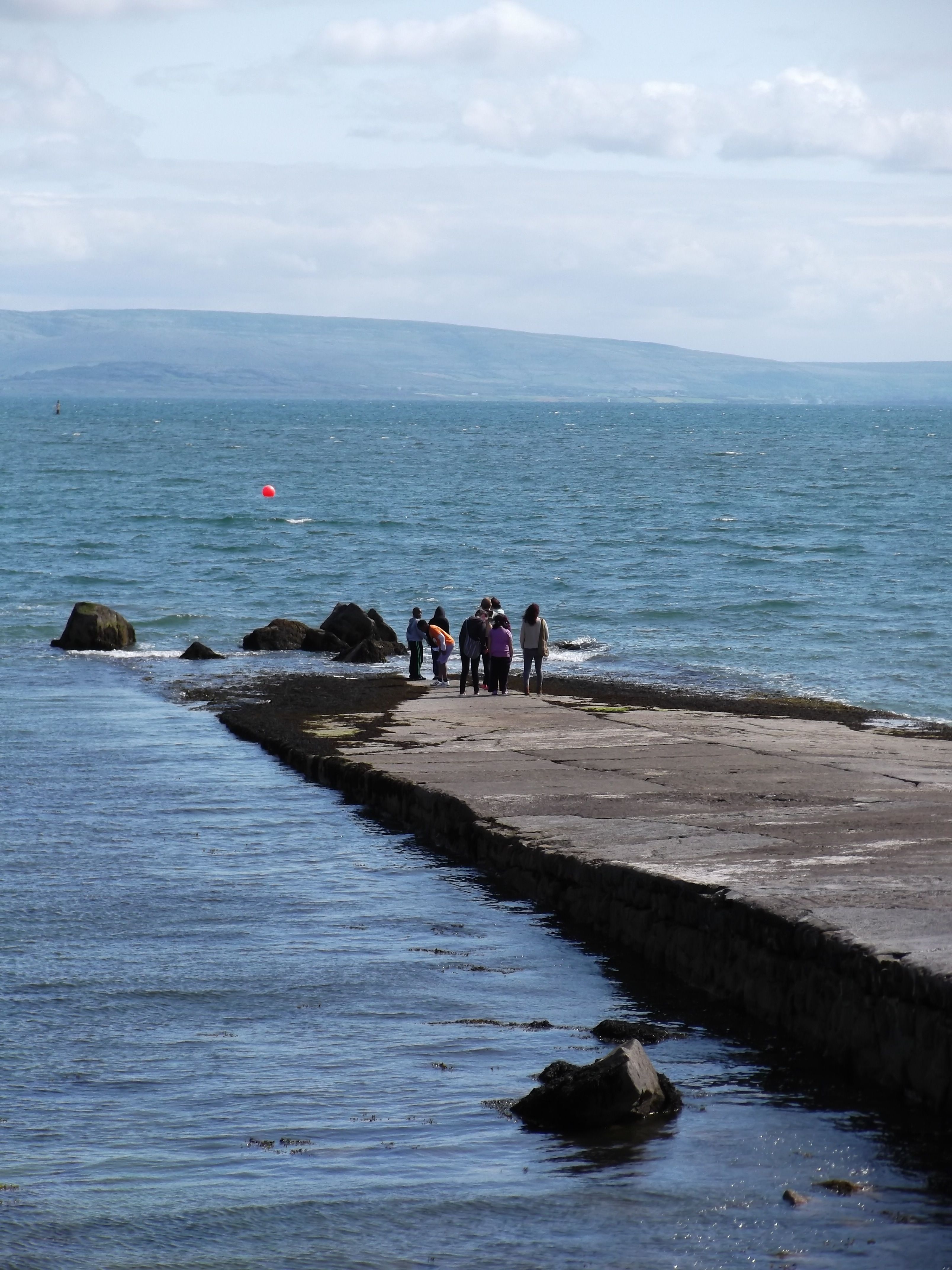 Galway Bay from Salthill - sea of Ireland - Galway, across the road ...
