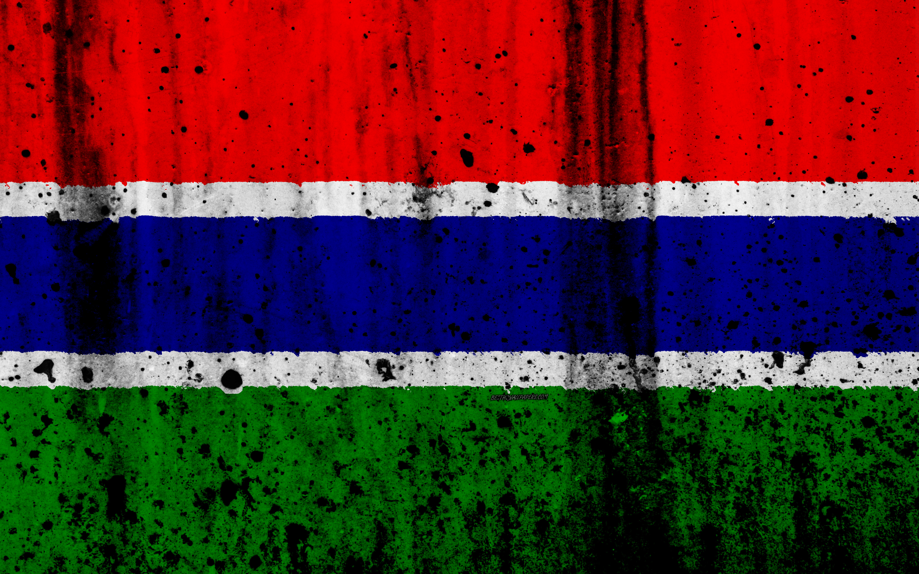 Download wallpapers Gambian flag, 4k, grunge, flag of Gambia, Africa ...