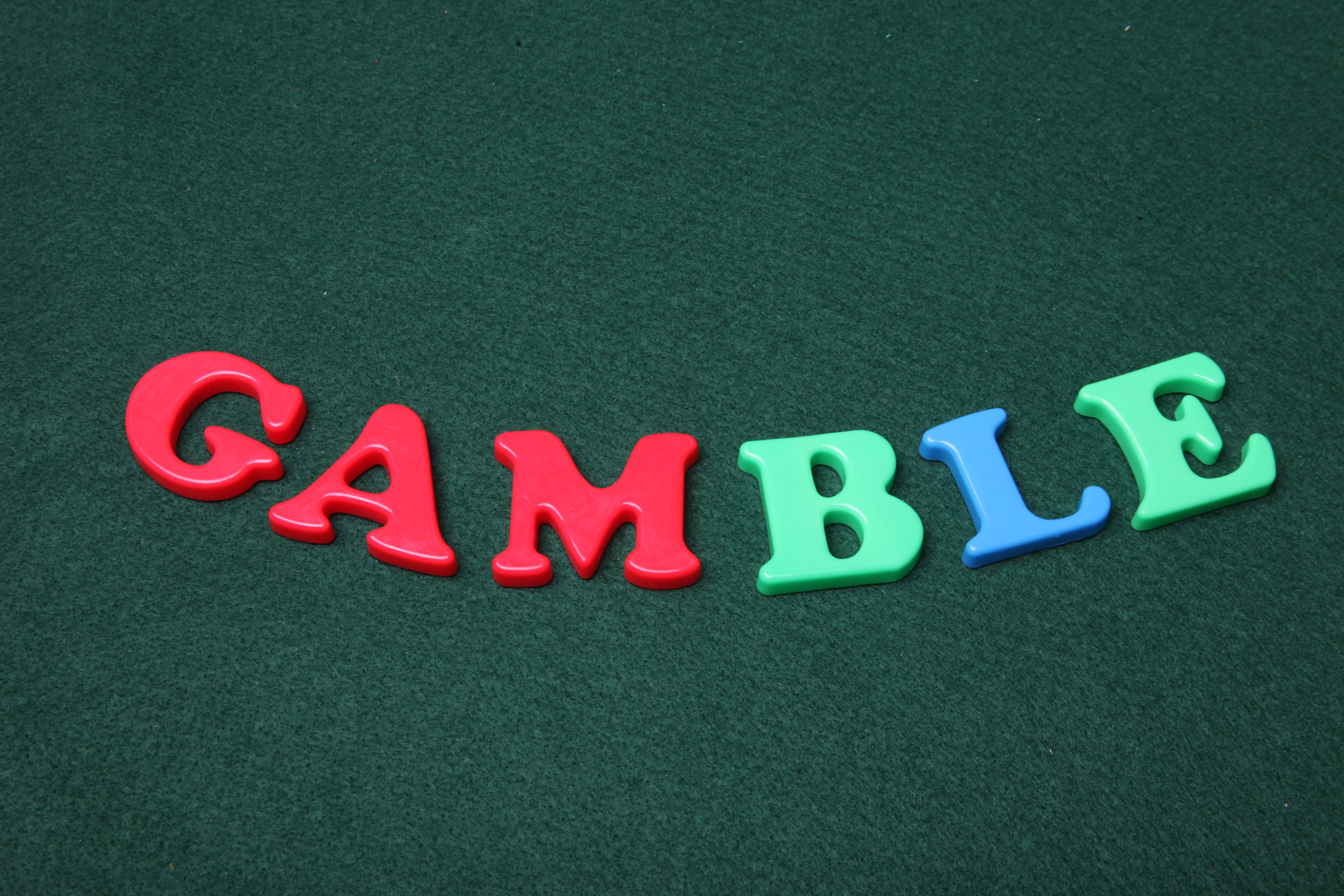 Gamble letters photo