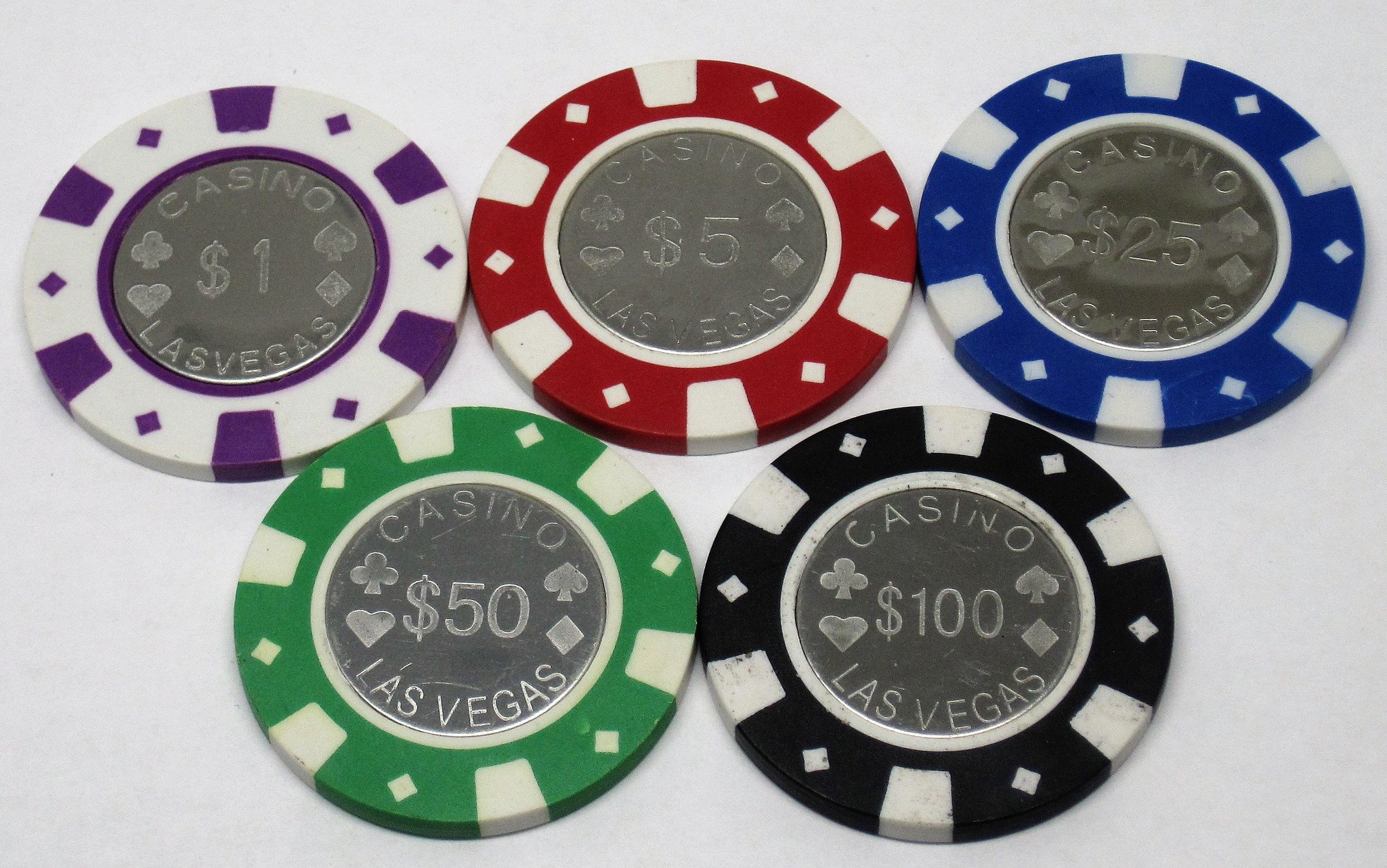 Coin Inlay Poker Chips Casino Las Vegas | Spinettis Gaming Supplies