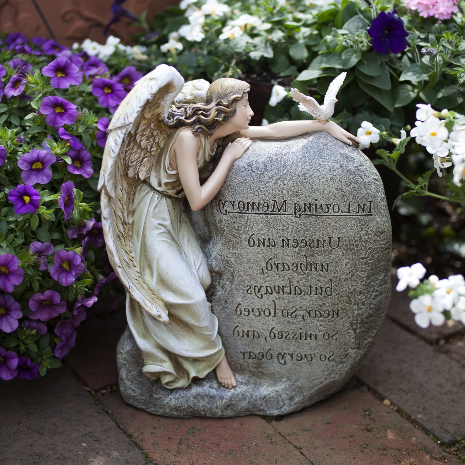 Garden Statues Angels #3 Memorial Angel Garden Figure ...