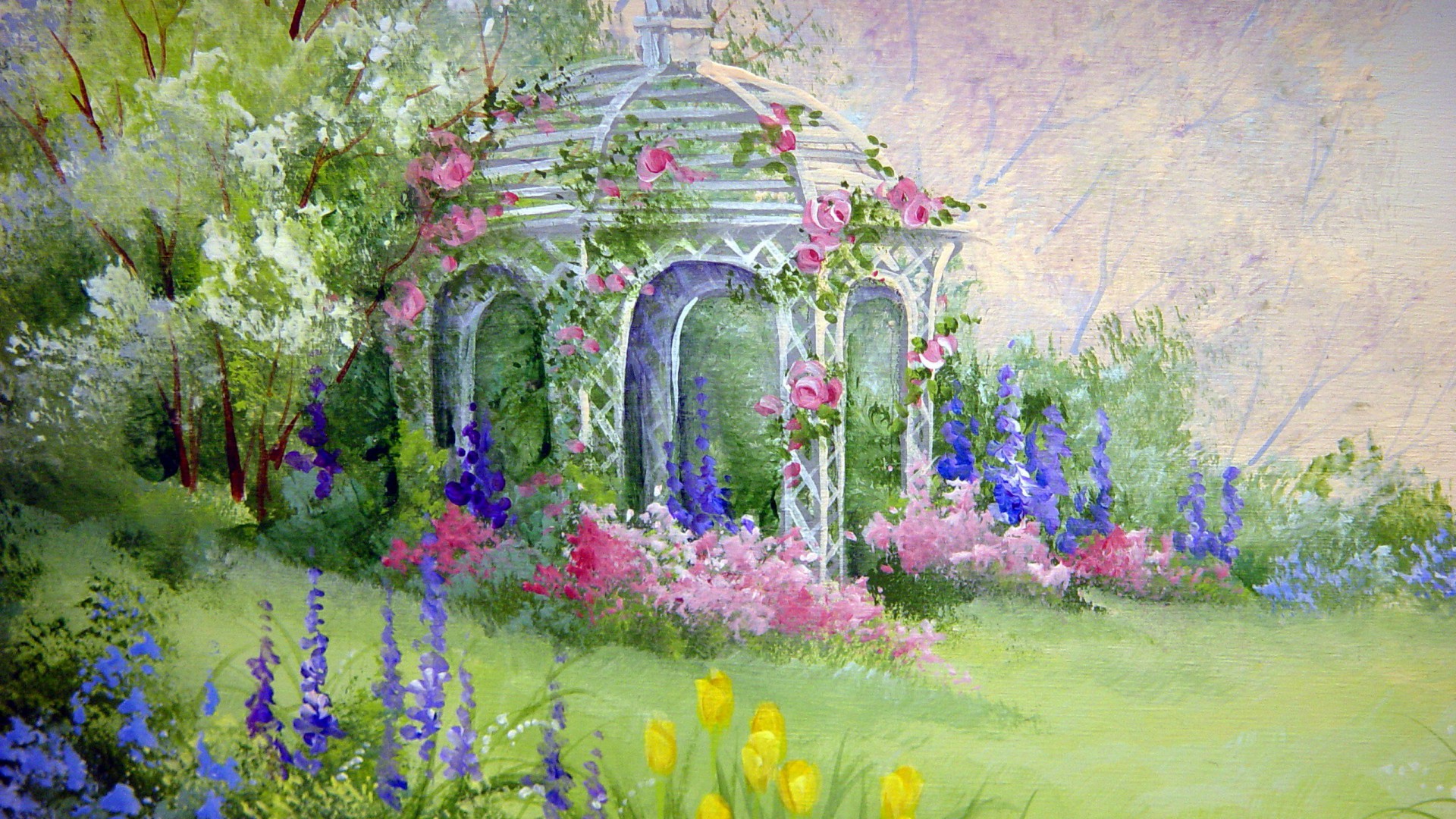 Flower Garden Wallpapers | Top HDQ Flower Garden Images, Wallpapers ...