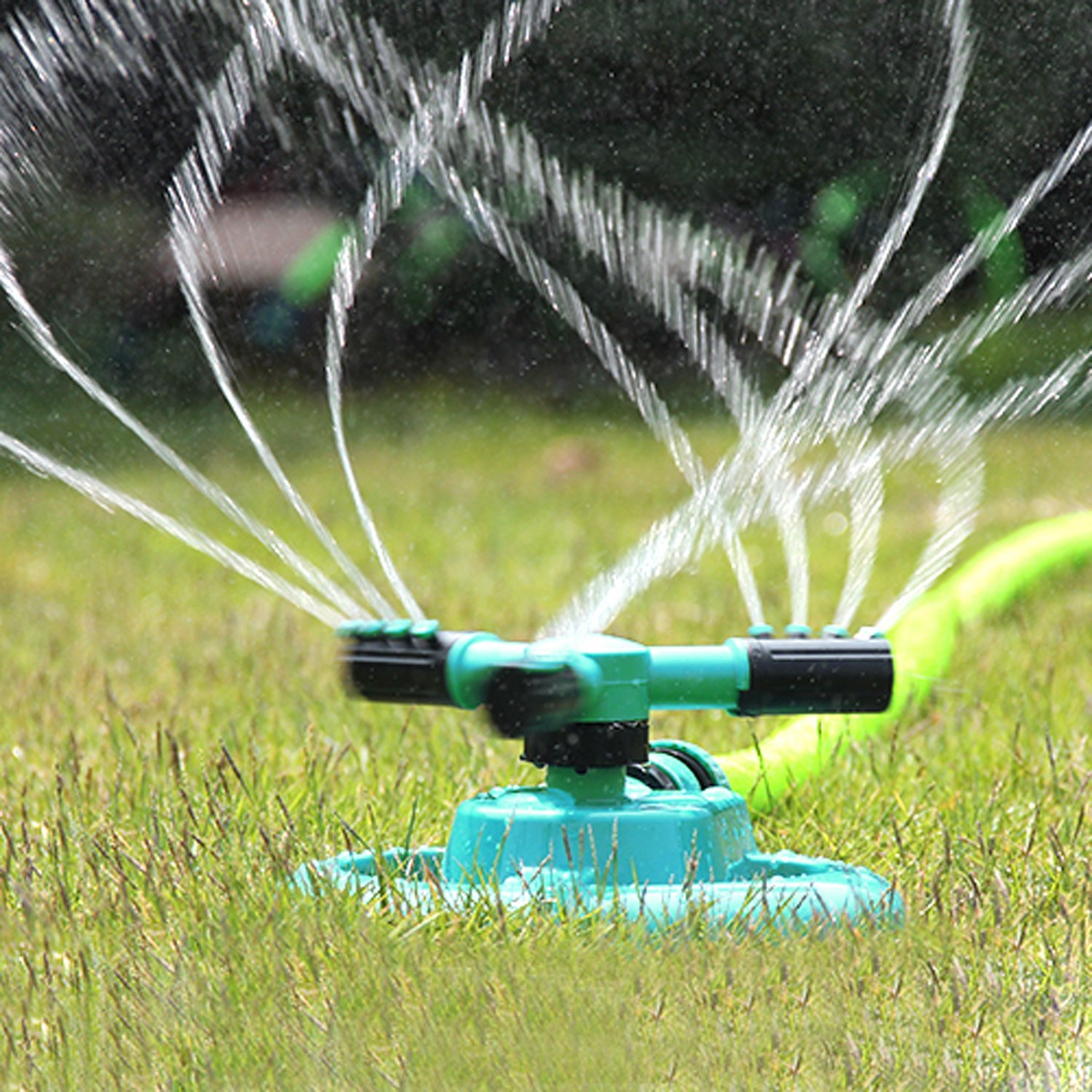 Amazon.com : Lawn Sprinkler, UNIFUN Garden Sprinklers Water Entire ...