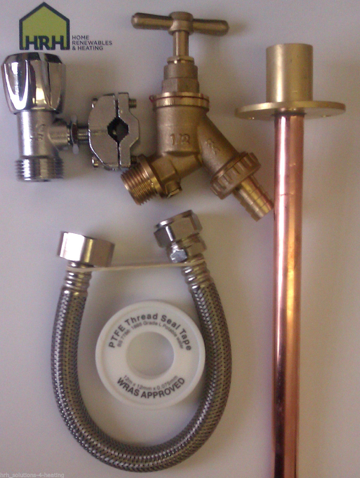 Garden Tap Installation kit with Hose Union Tap and Check Valve