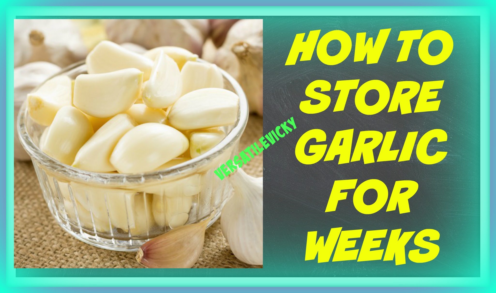 How to Store Garlic | How to Keep Garlic Fresh for Weeks | Kitchen ...