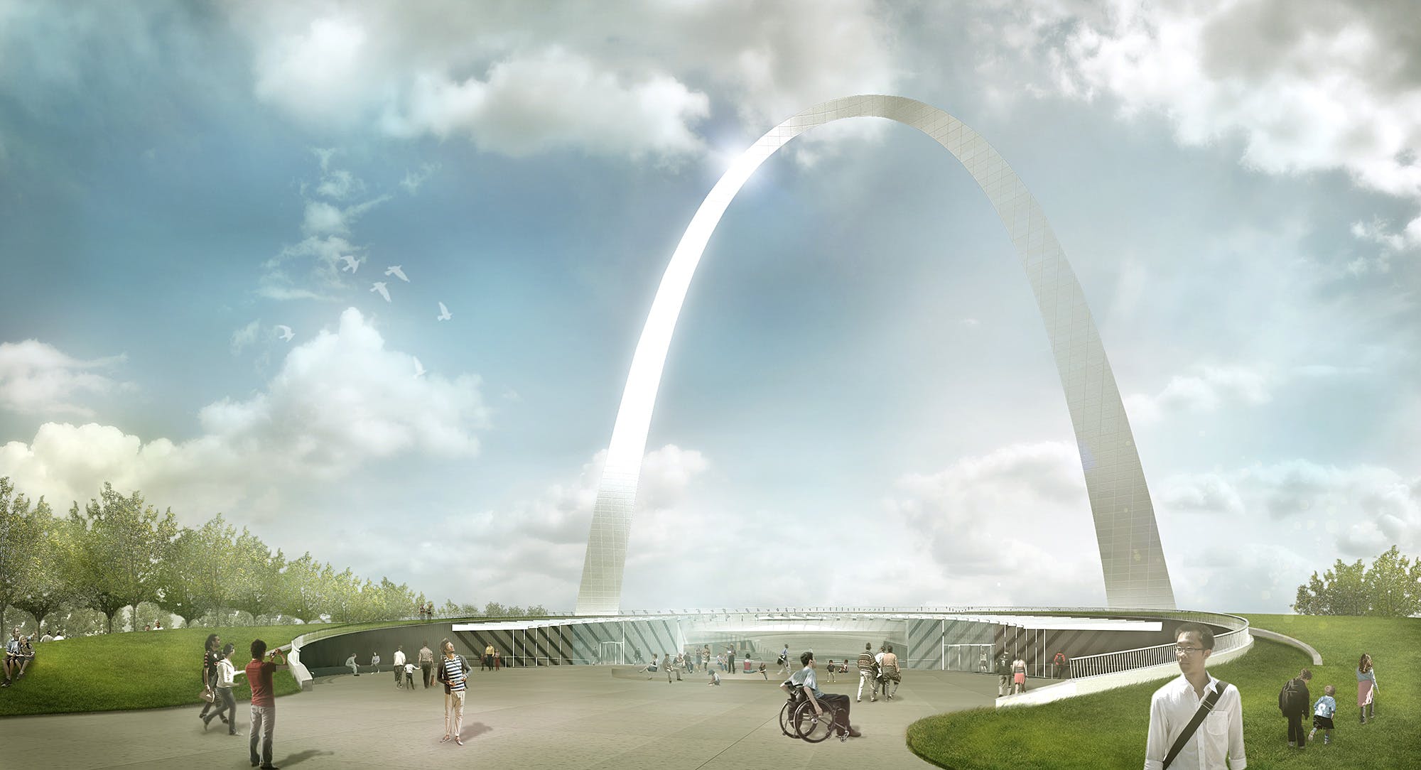 Winning design of the new St. Louis Gateway Arch Museum unveiled ...