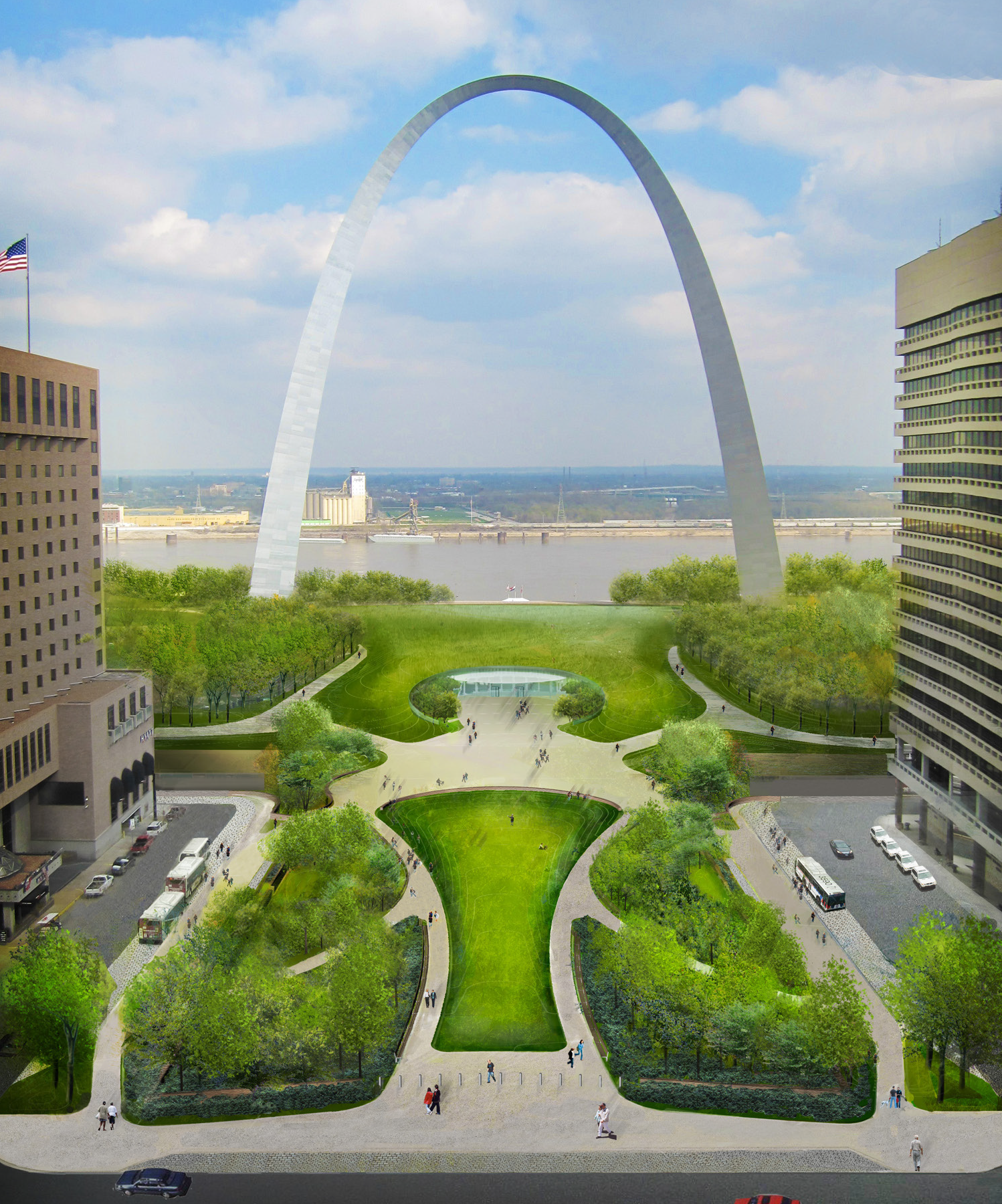 Downtown Progress: Arch Grounds and the Gateway Mall - #mySTL