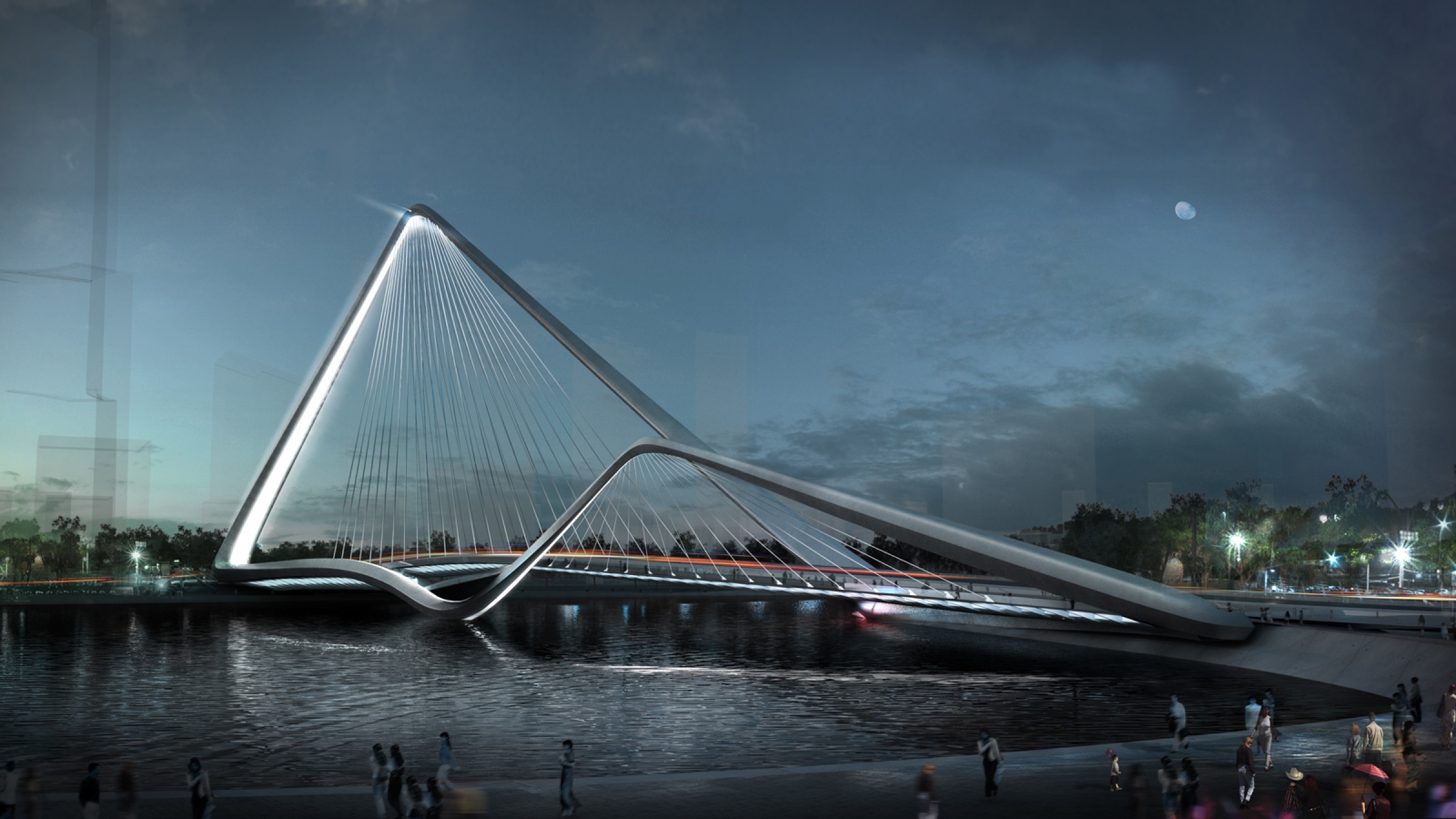 10 Design - Shizimen Gateway Bridge (The Infinity Loop)
