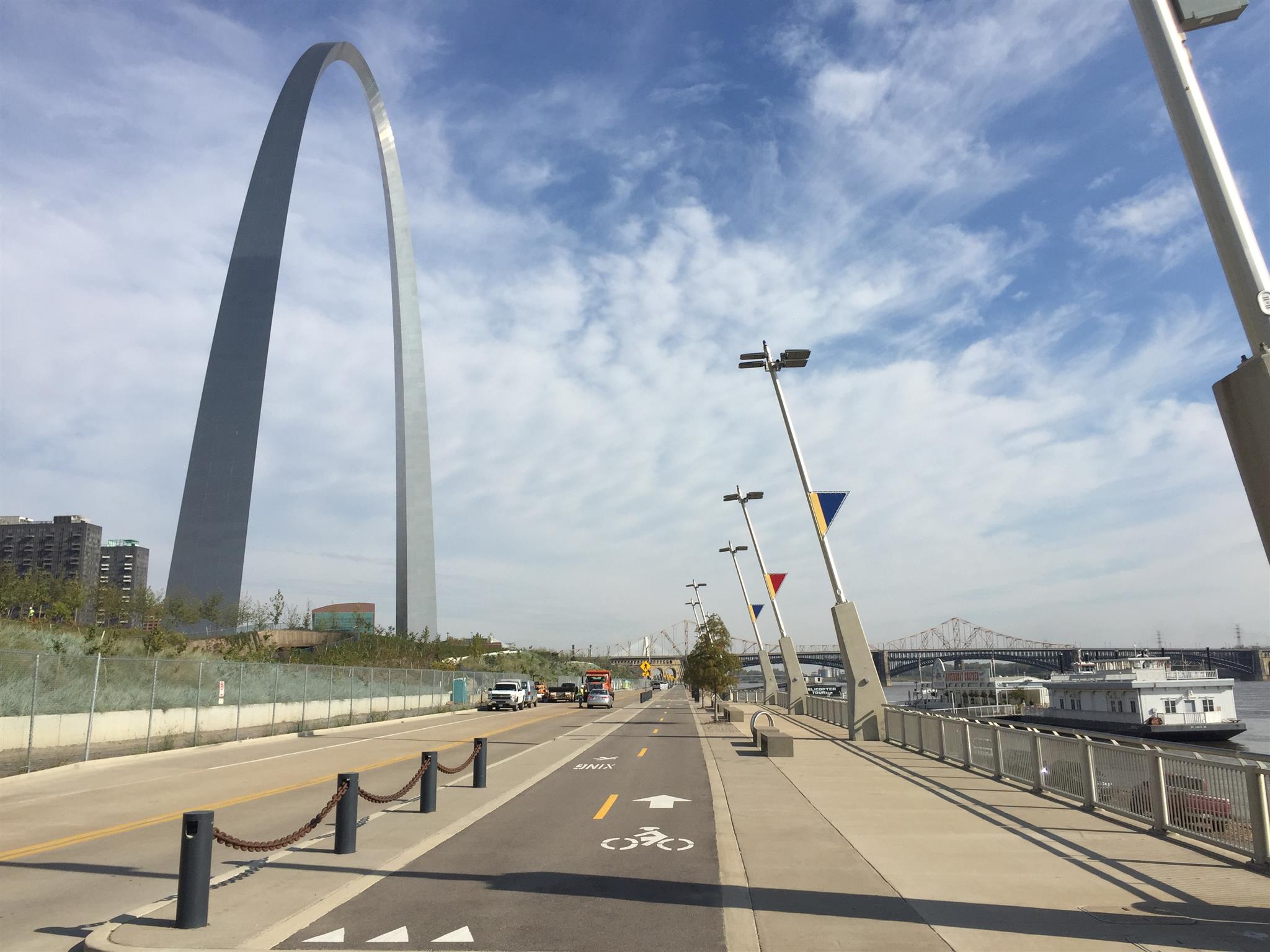 The trail starts near the Gateway Arch in downtown., St. Louis ...