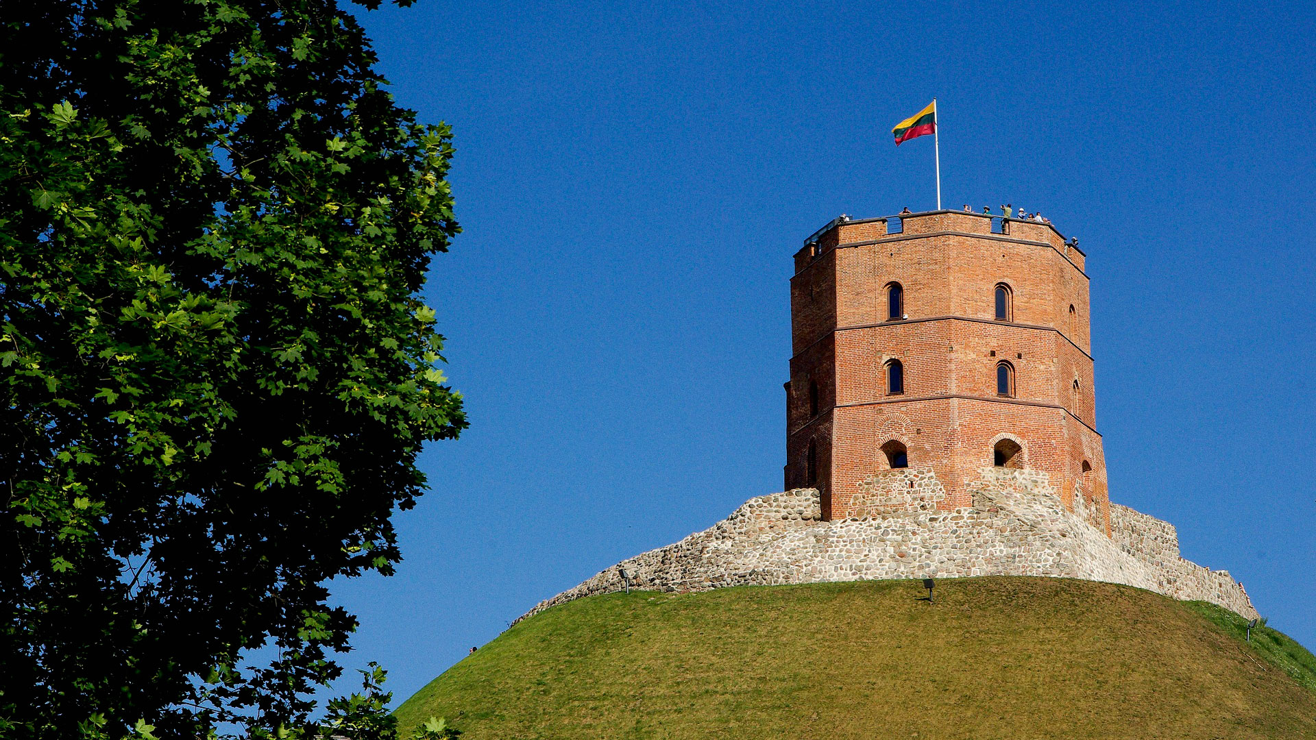 Gediminas Tower in Vilnius, Lithuania