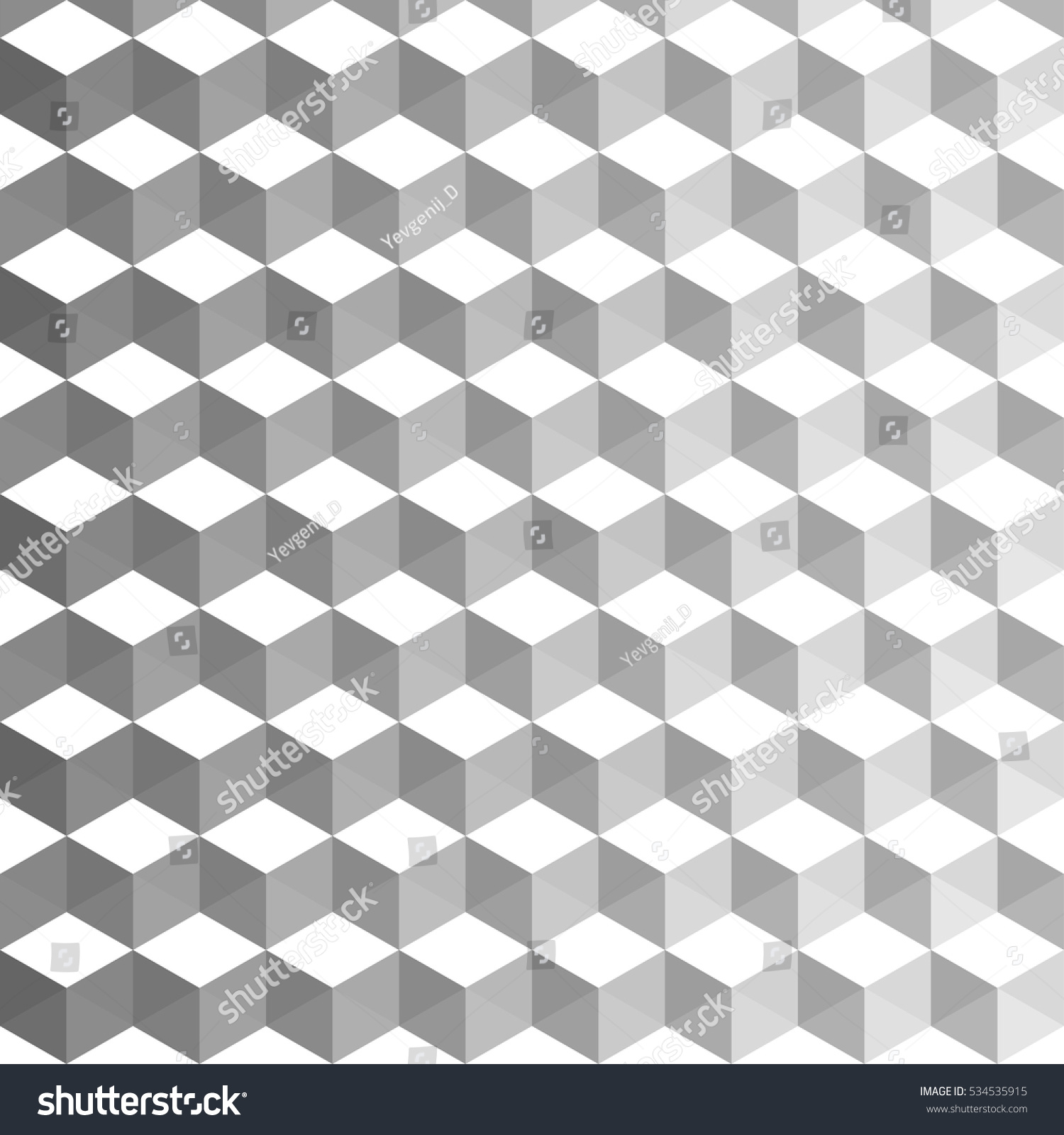 Abstract Cubic Background Geometric Decoration Blended Stock Vector ...