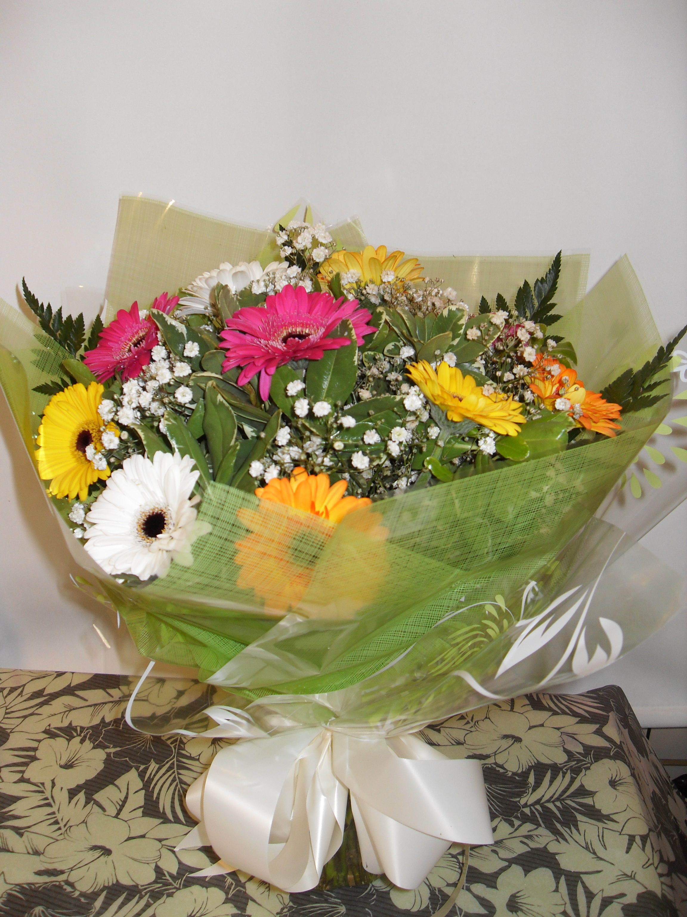 Gerbera Hand-Tied Bouquet | Janet Pattison The Florist Hull