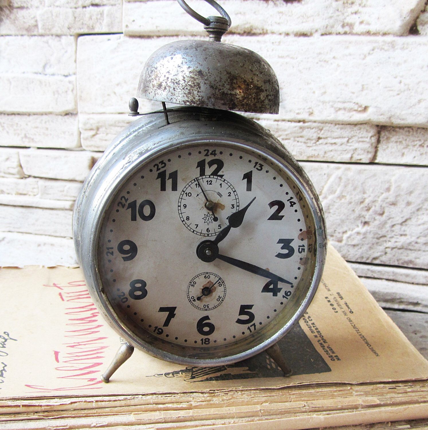 Antique German alarm clock Junghans, Vintage alarm clock, Working ...