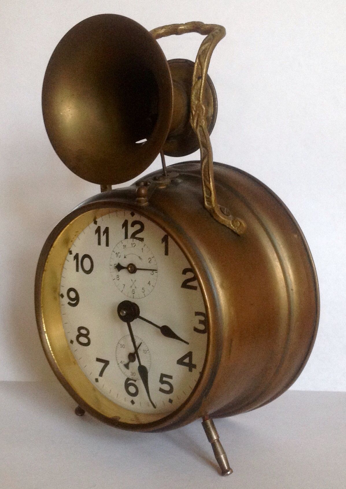 Rare German alarm clock executed by Pfeilkreuz circa 1910. | Clocks ...