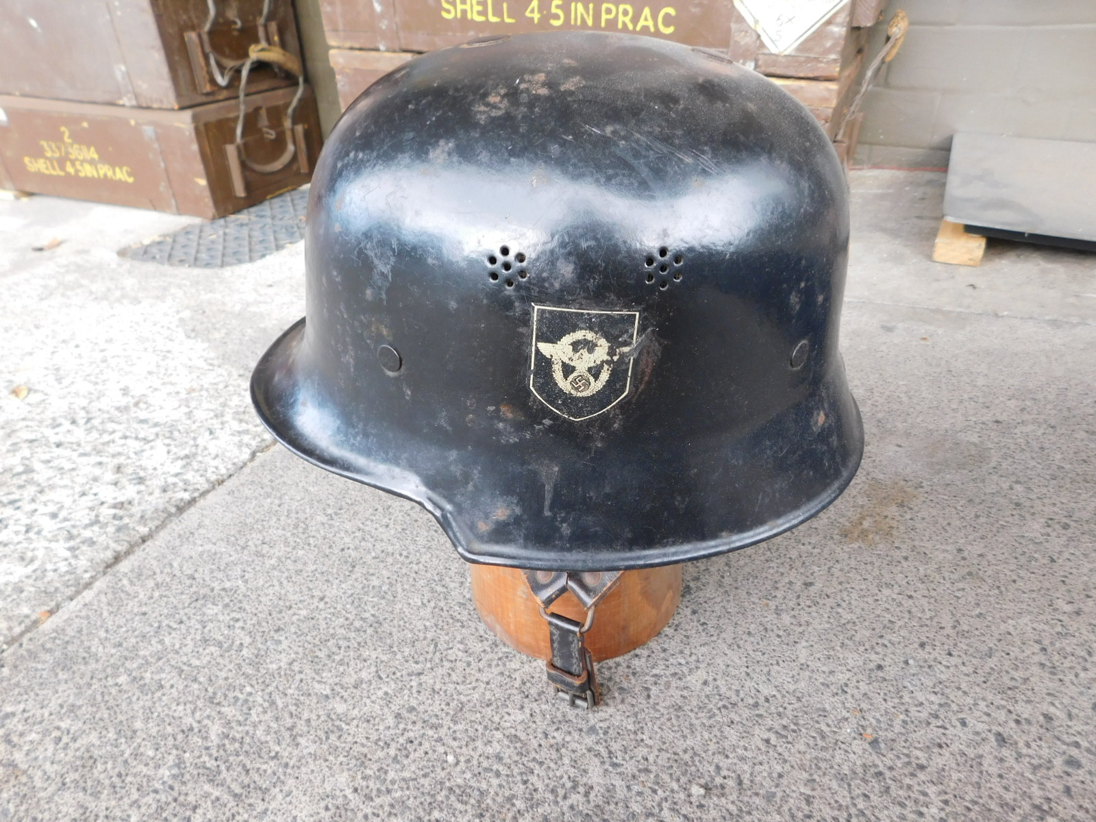 WWII German Police Helmet - Trade In Military