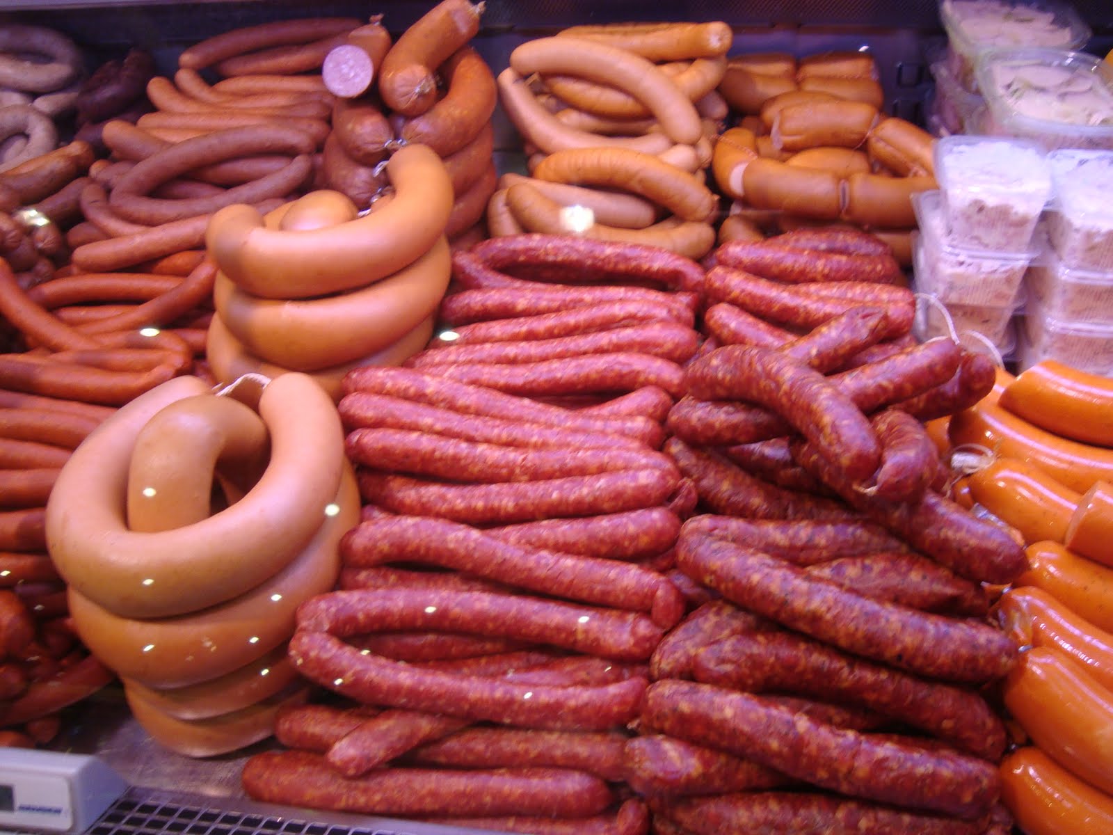 German sausage photos found on the web.