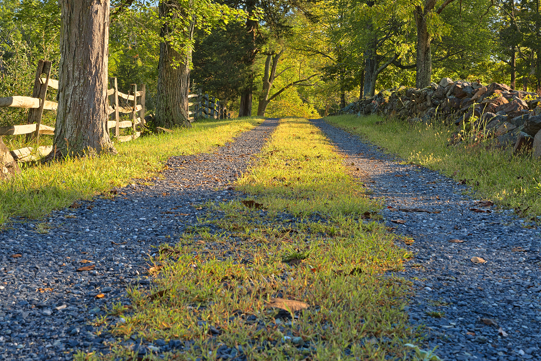 Gettysburg gravel road - hdr photo