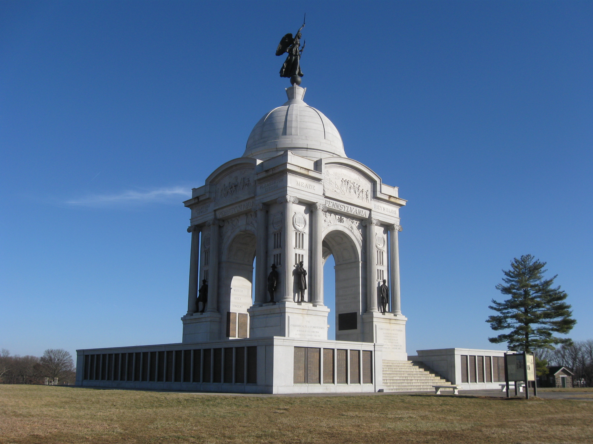 Pennsylvania State Monument: North Side | Gettysburg Daily