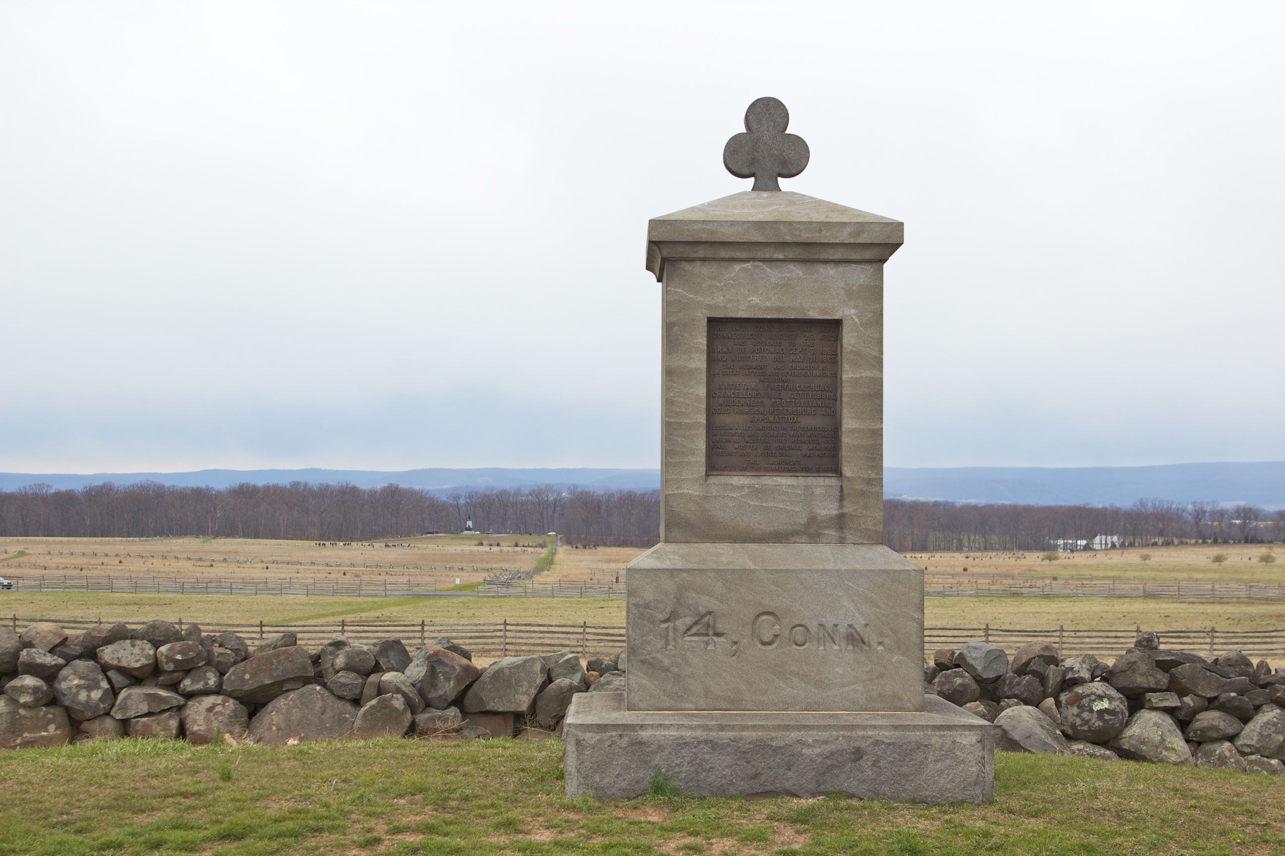 14th Connecticut Volunteer Infantry, Gettysburg | CT Monuments.net