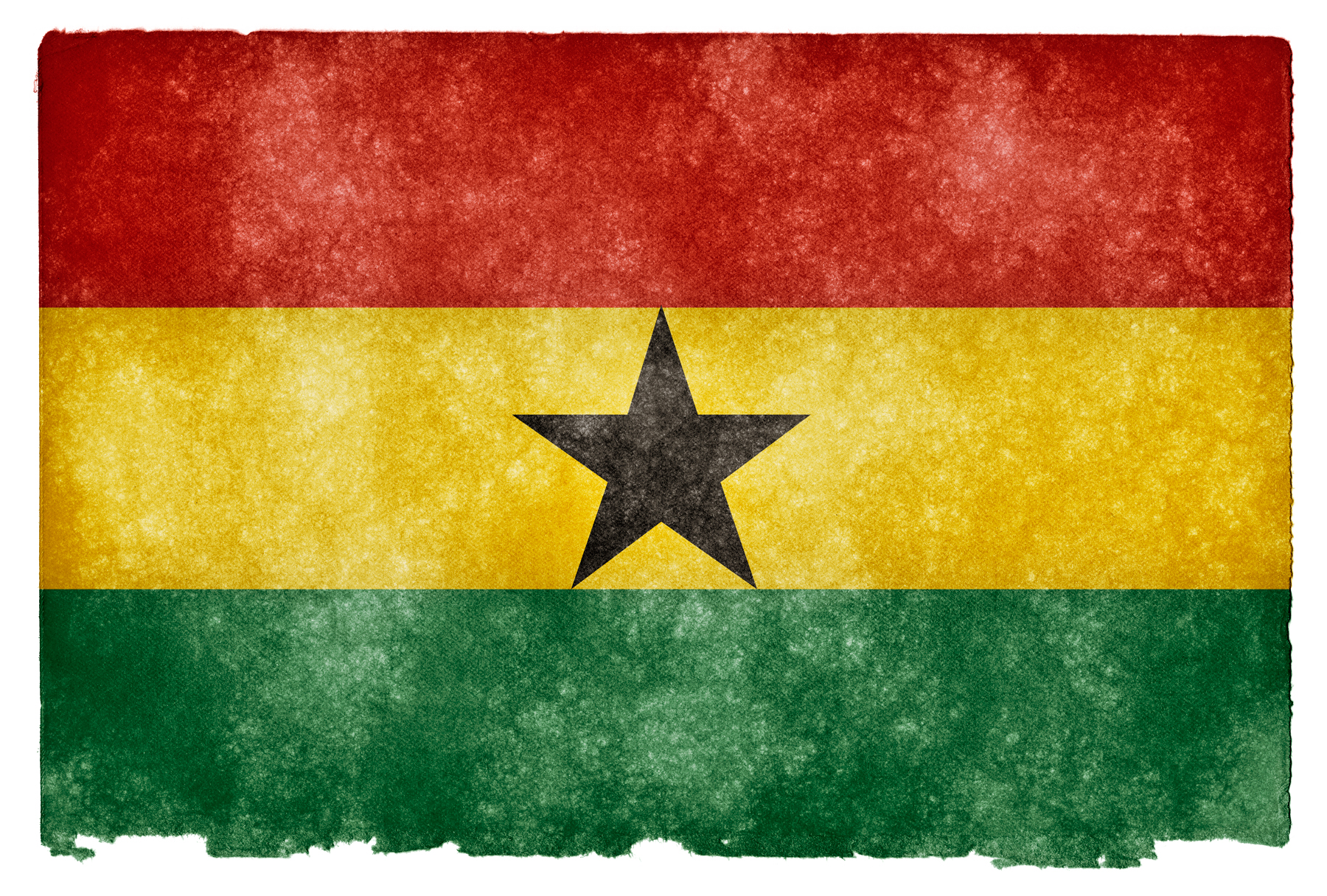 Ghana grunge flag photo