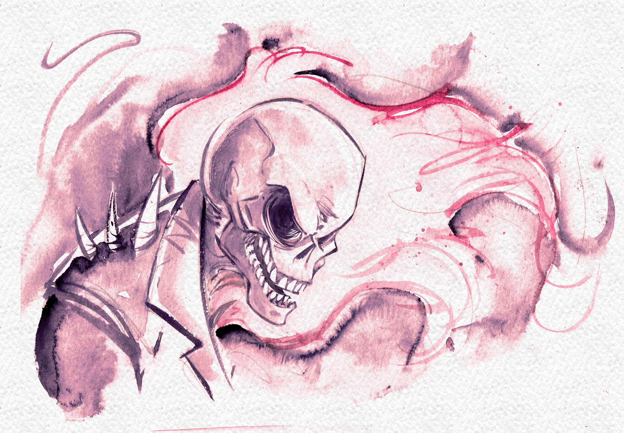 Ghost Rider sketch [Fan-Art] [OC] : comicbooks