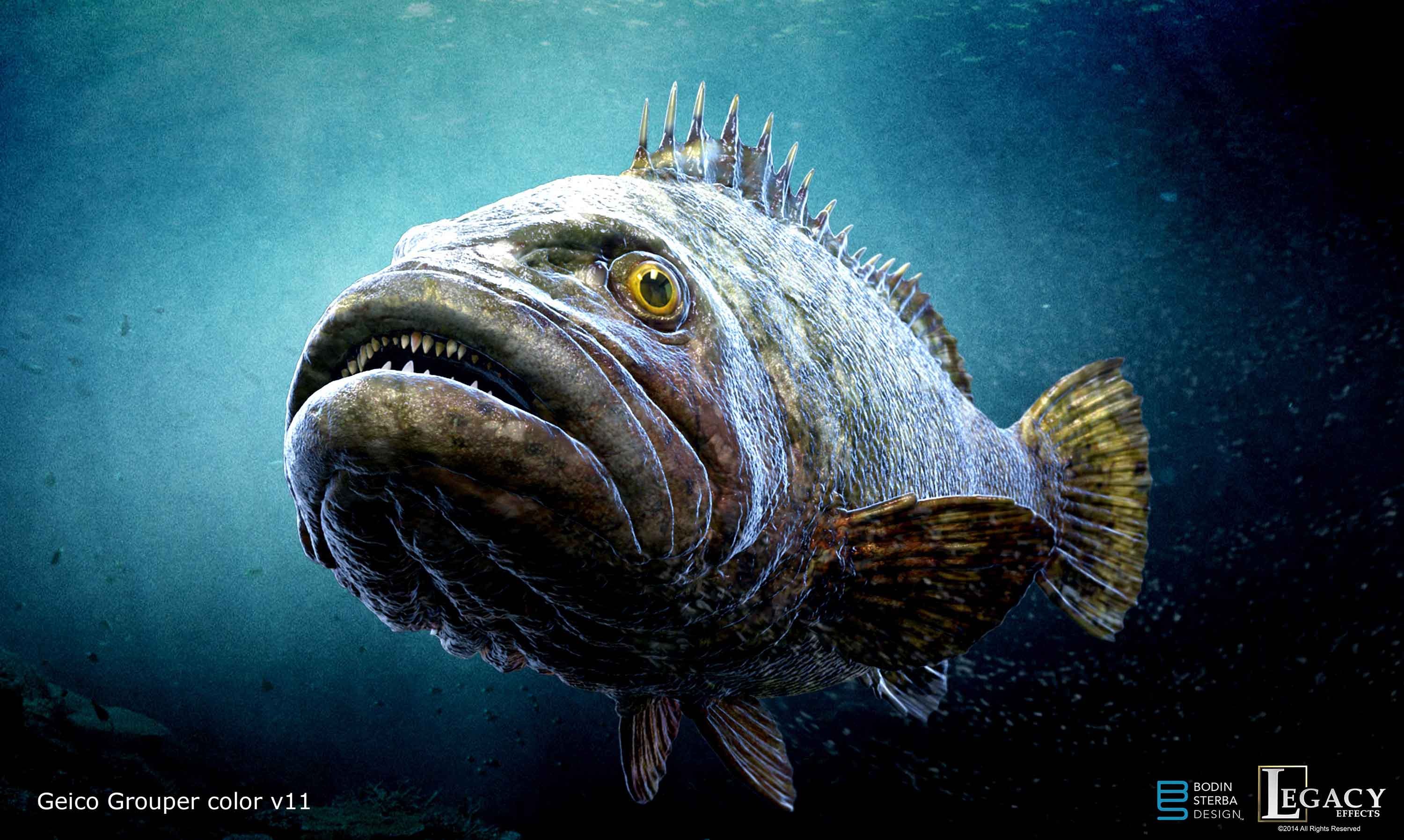 Giant Fish for Geico Fisherman Commercial | BODIN STERBA DESIGN