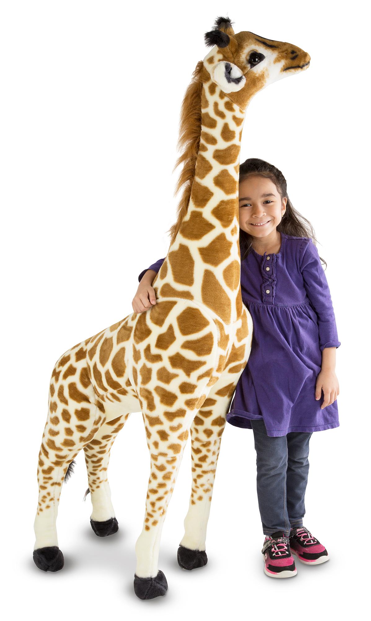 Melissa & Doug Giant Giraffe - Lifelike Stuffed Animal (over 4 feet ...