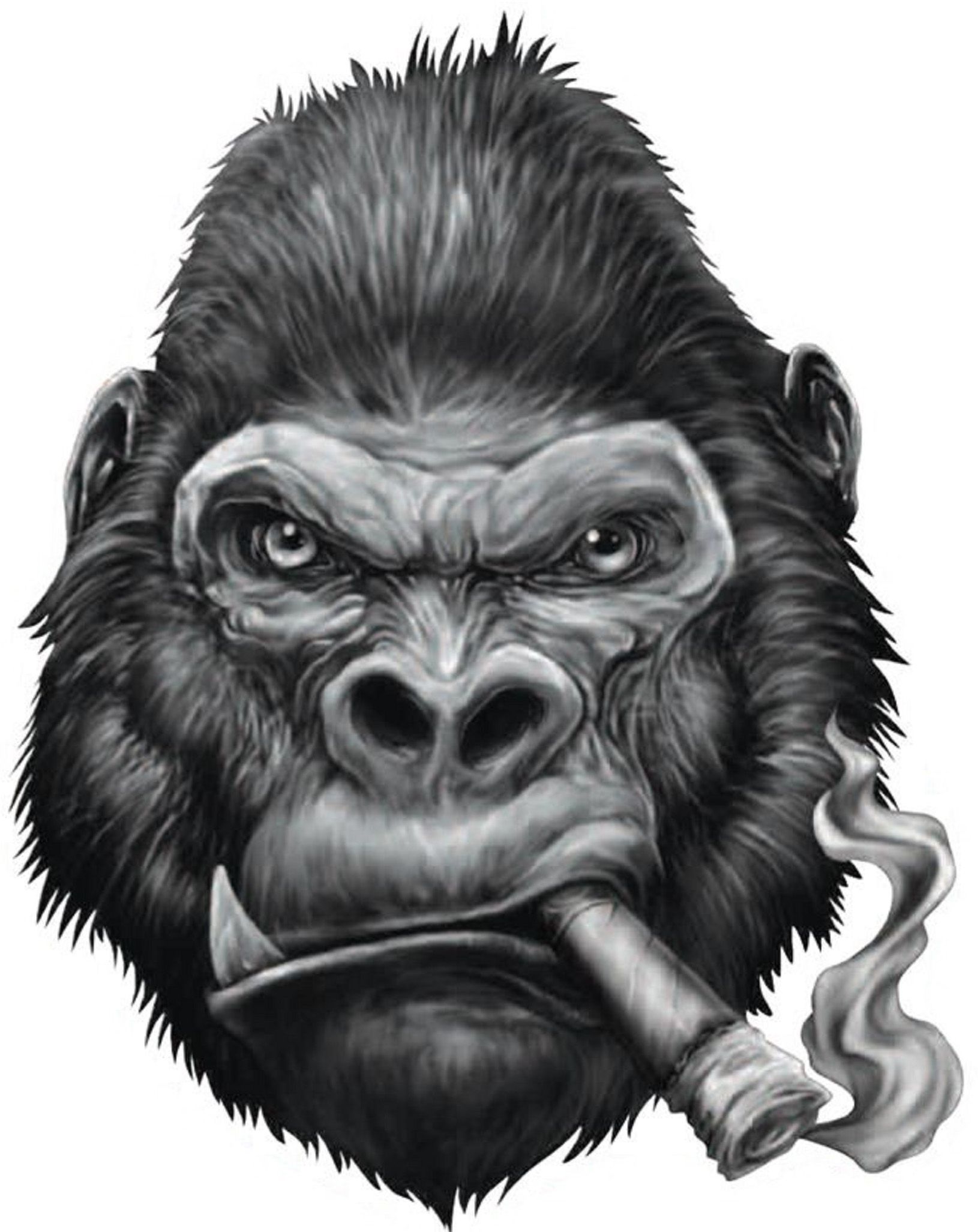 Gorilla Biker (Big Cigar) | monkey | Pinterest | Cigar, Bikers and Big