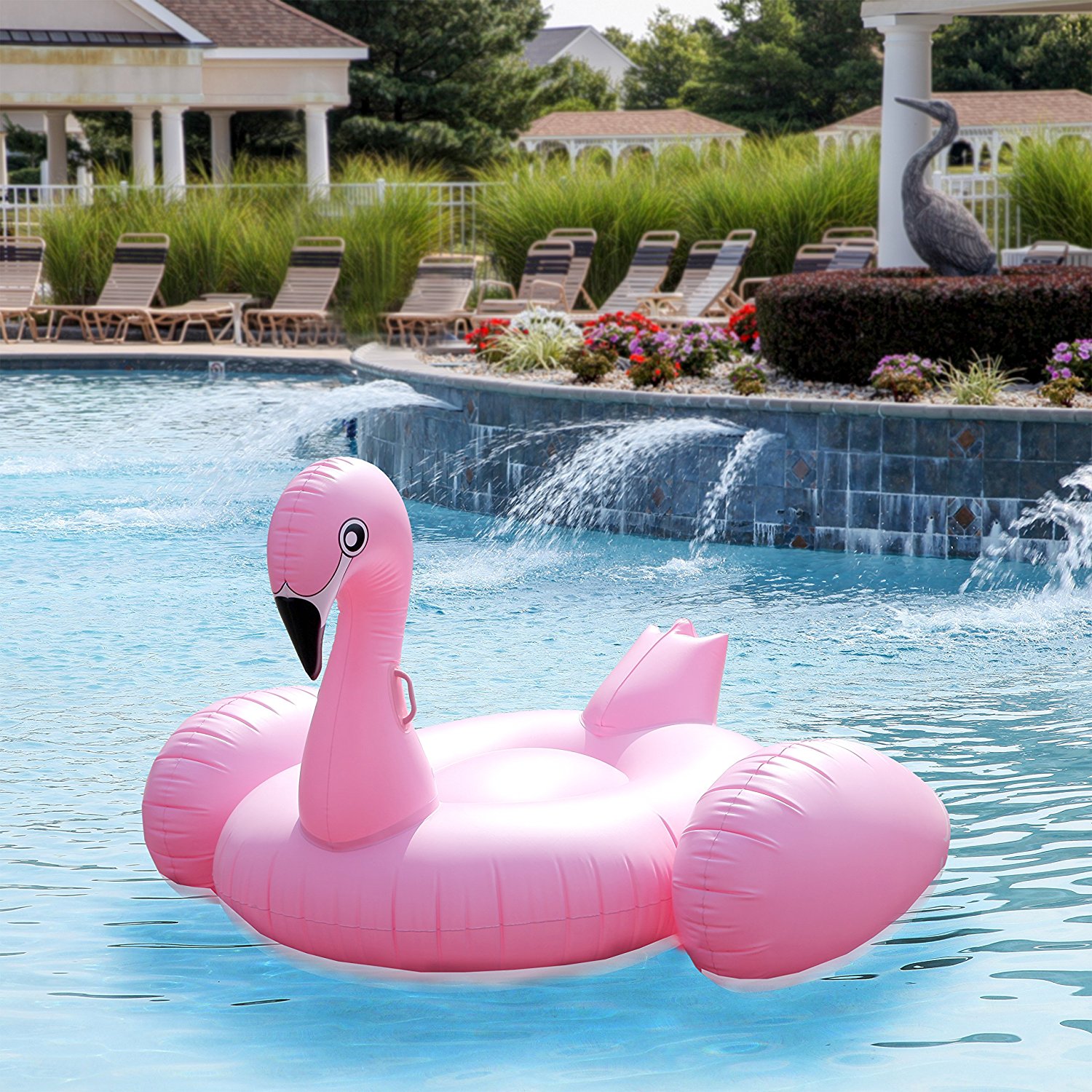 Amazon.com: Pink Flamingo Pool Float & Tube - HUGE 80