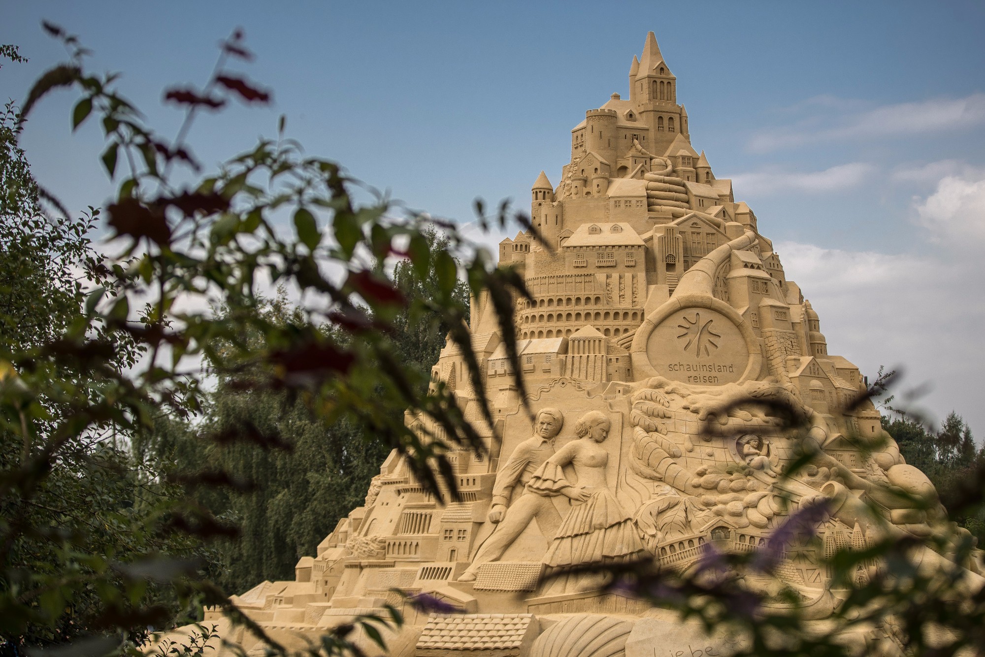 The world's largest sandcastle has just been built in Germany
