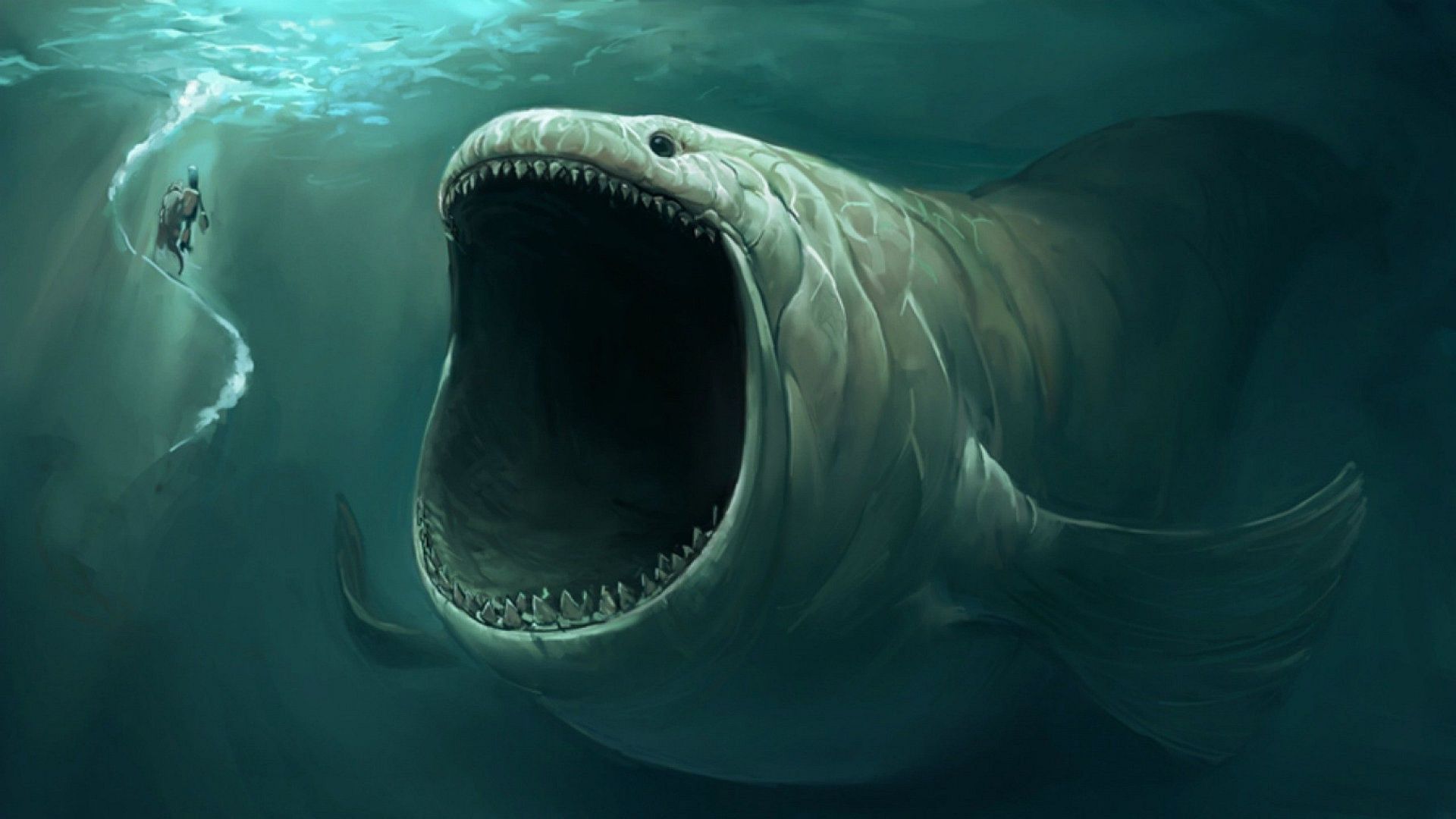 Giant Sea Monster HD Wallpaper | 1920x1080 | ID:52889 ...