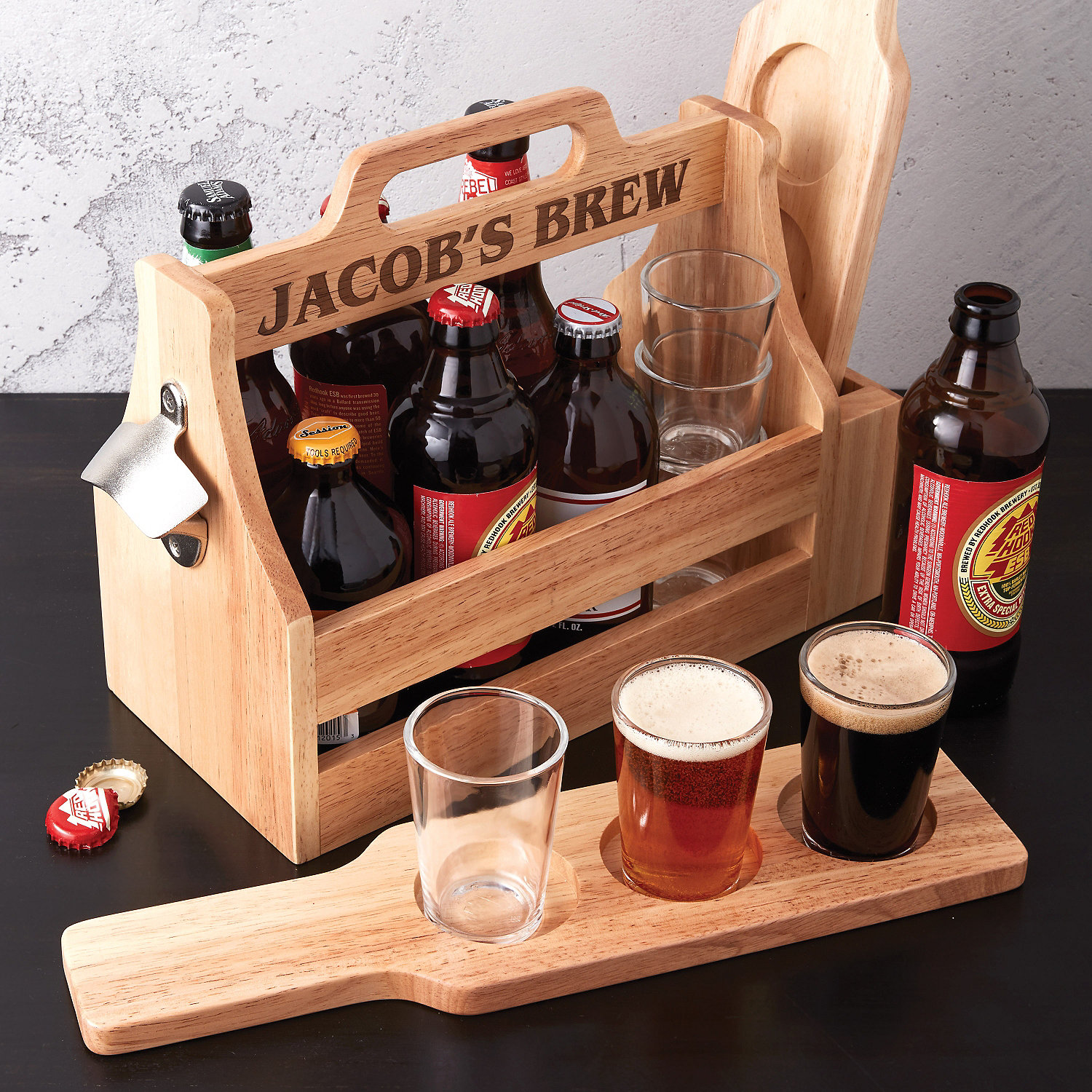 Personalized Craft Beer Gift Set - Wine Enthusiast