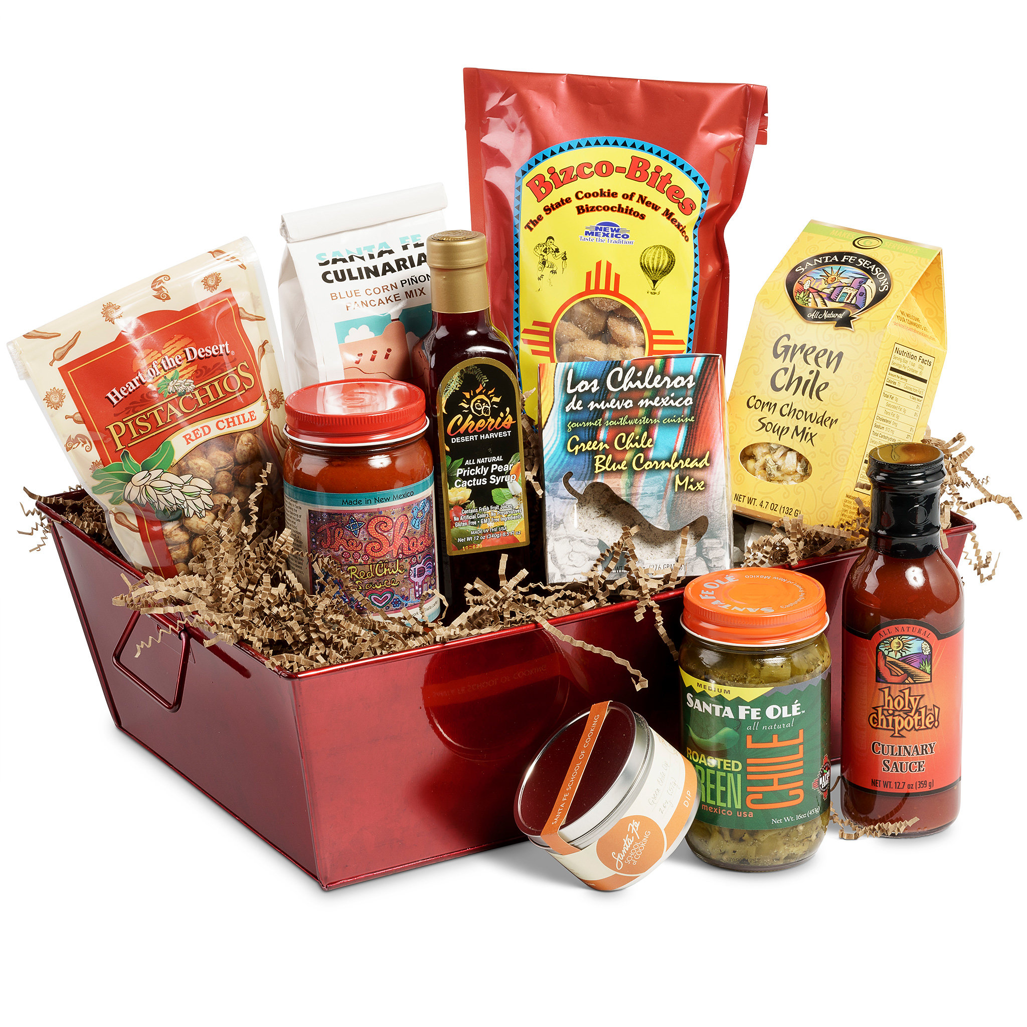 gift baskets and favorite snack packs - Santa Fe School of Cooking