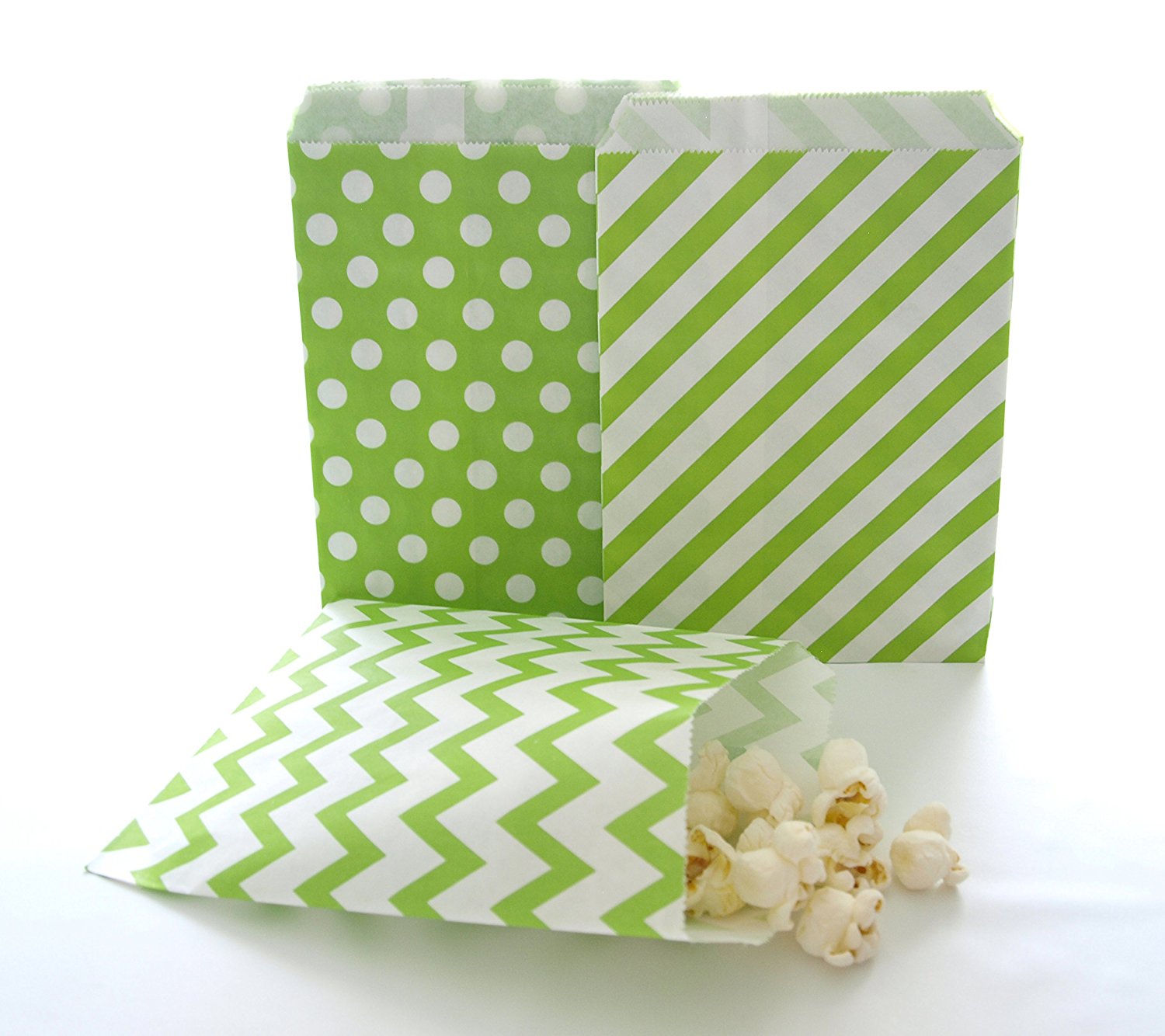 Amazon.com: Green Gift Bags, Christmas Candy Bags, Small Party Favor ...