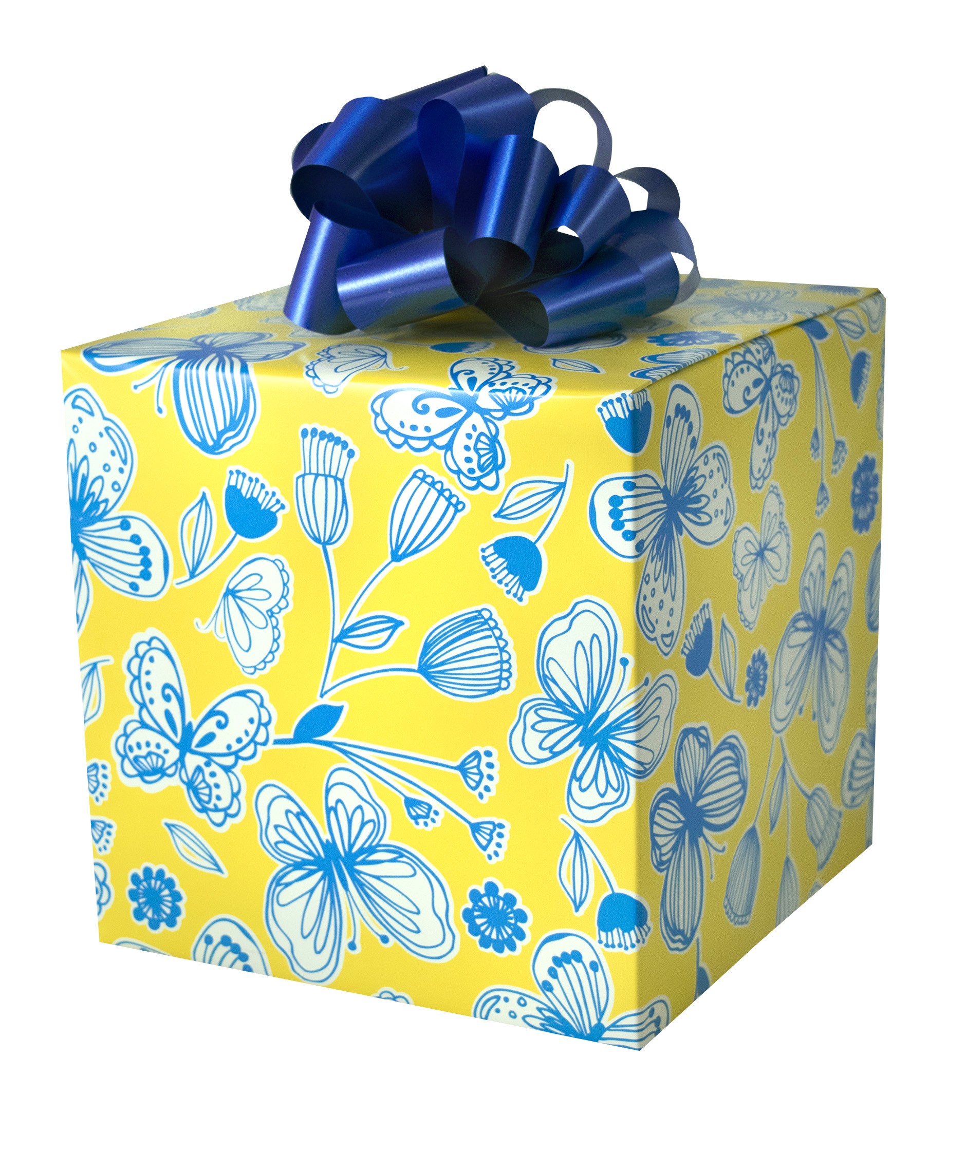 French Butterfly Gift Wrap - All Occasion