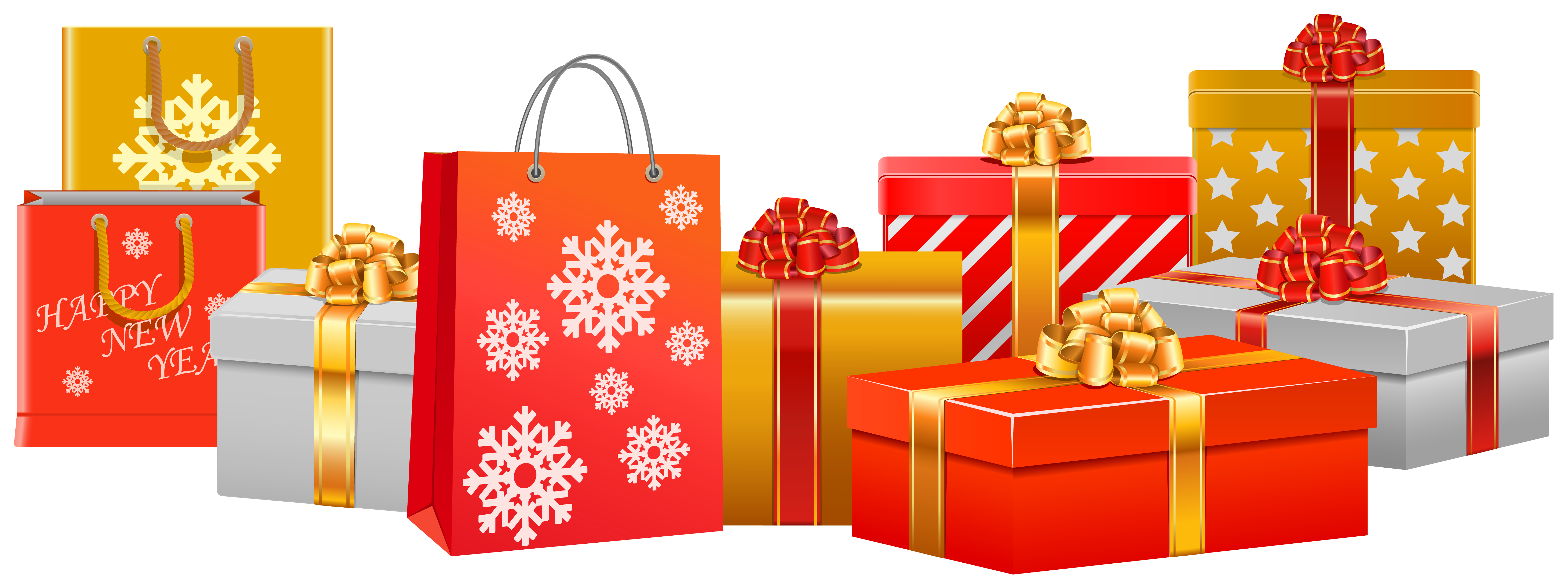 Christmas Gifts PNG Clipart Image | Gallery Yopriceville - High ...
