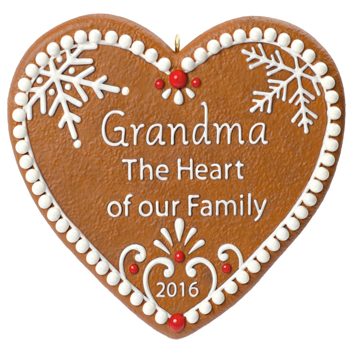 Grandma Gingerbread Heart Ornament - Keepsake Ornaments - Hallmark