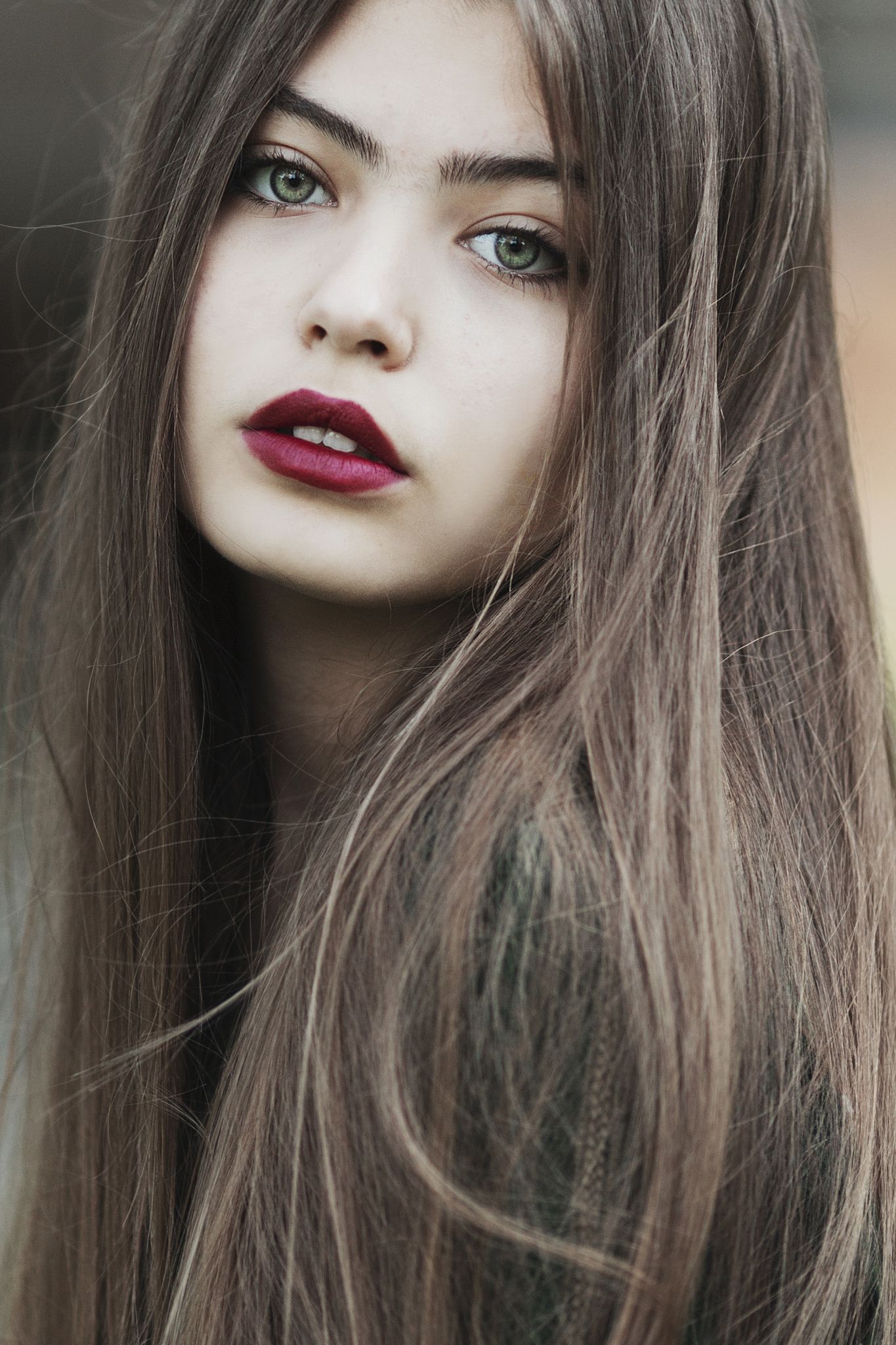 Green eyes - Girl portrait. … | Pinteres…