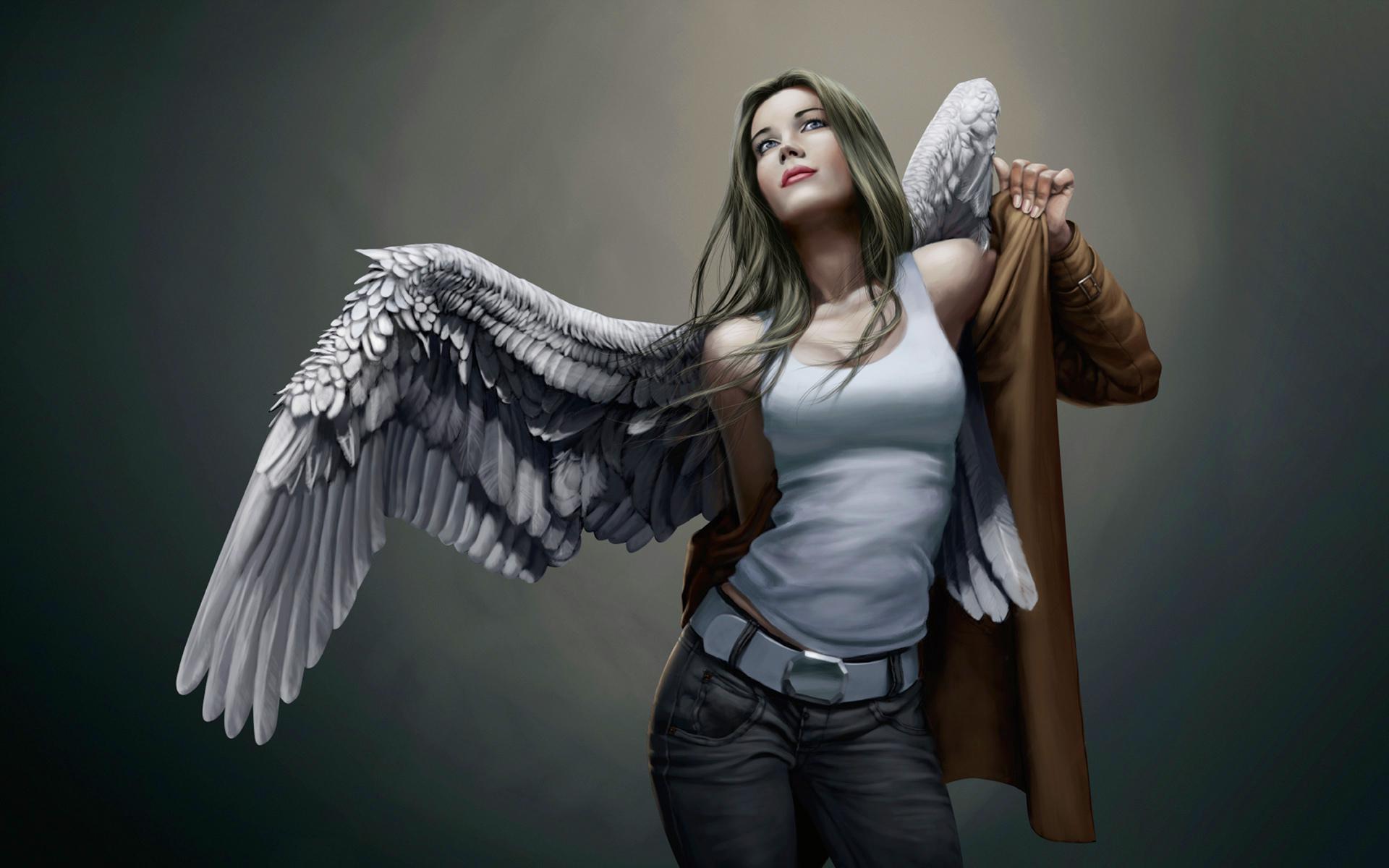 Girl angel HD desktop wallpaper : Widescreen : High Definition ...