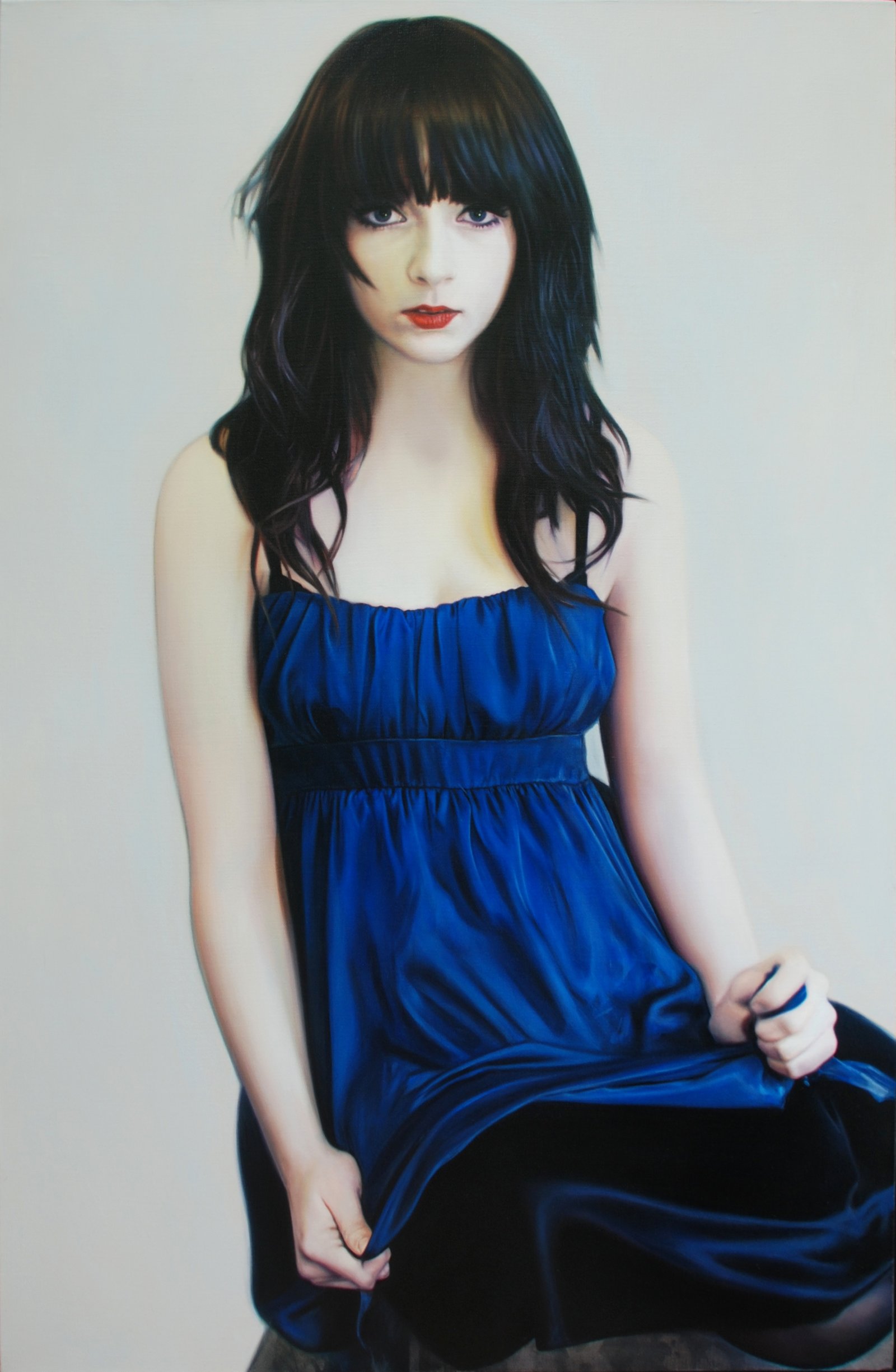 Girl in Blue Dress by pnmunoz on DeviantArt