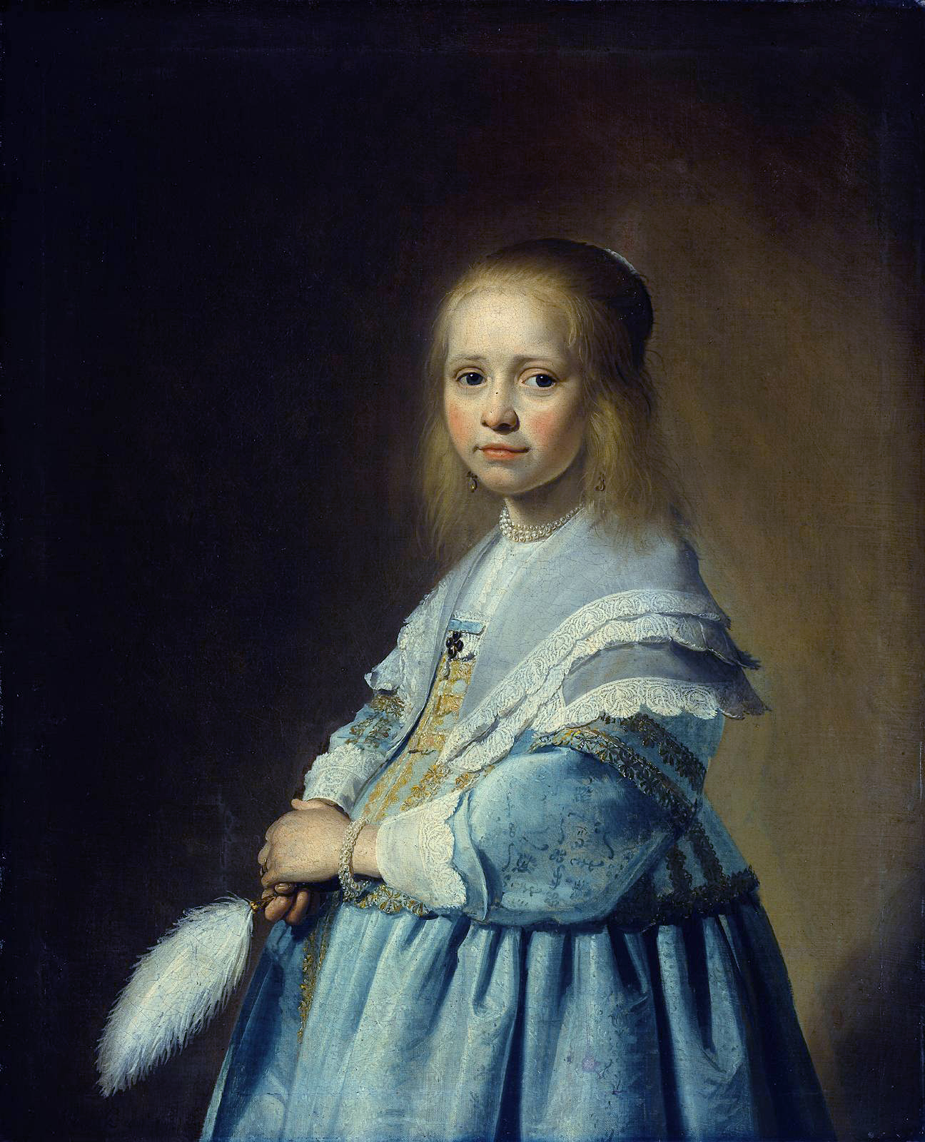 Johannes Verspronck: Girl in a blue dress (1641) | The World ...