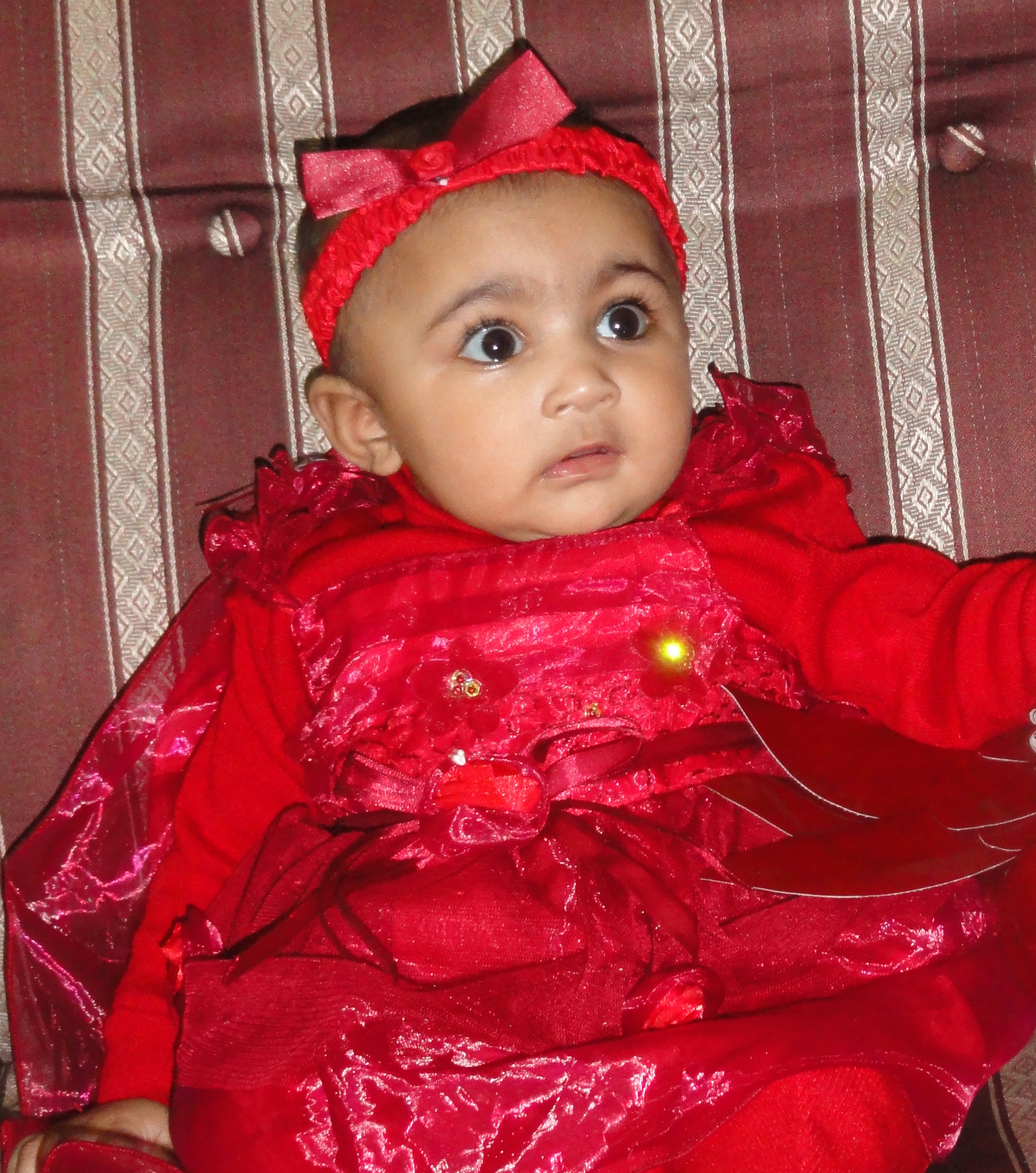 Cute Baby Girl in red dress | Cute Babies Pictures
