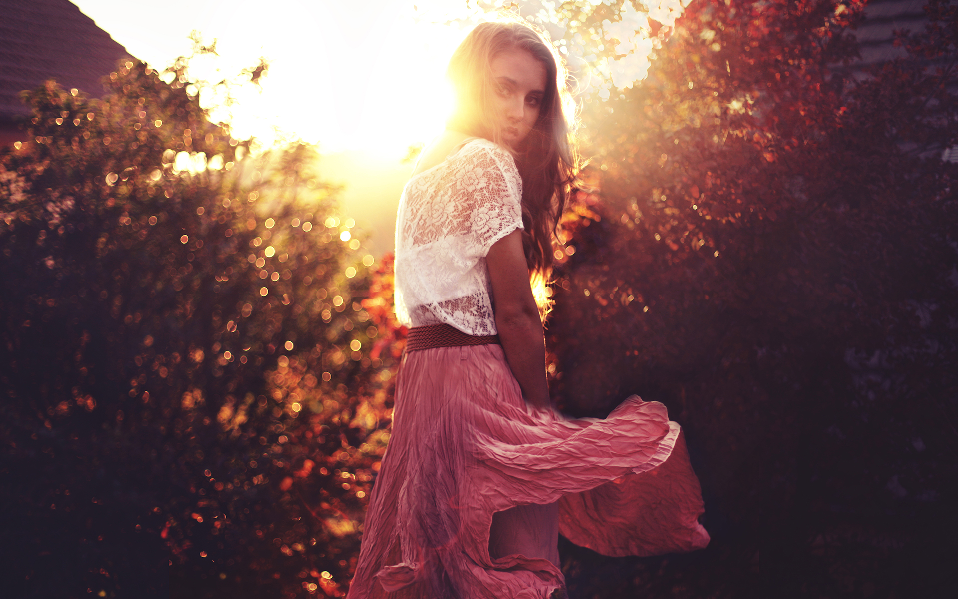 Sunshine Photography Girl - HDWallpaperFX
