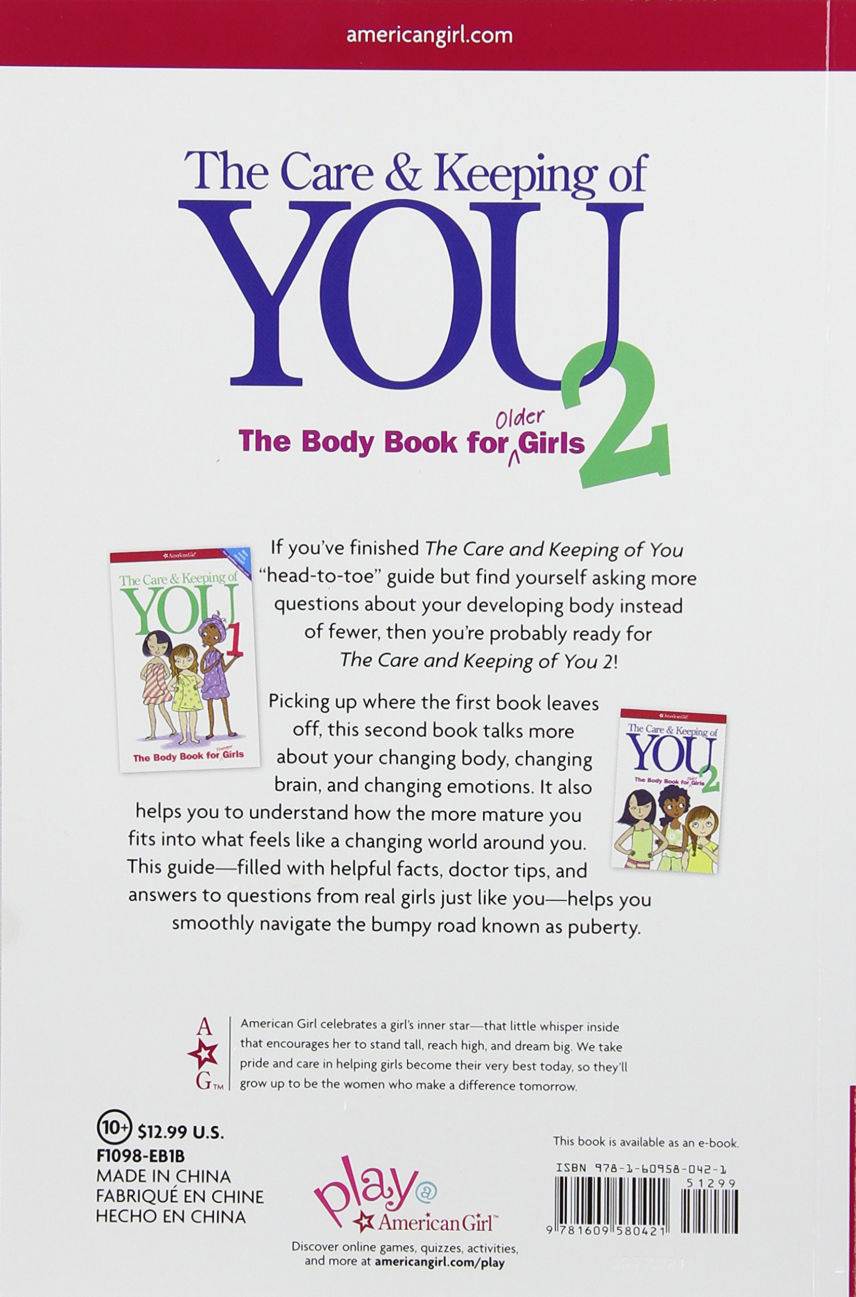 The Care and Keeping of You 2: The Body Book for Older Girls: Cara ...