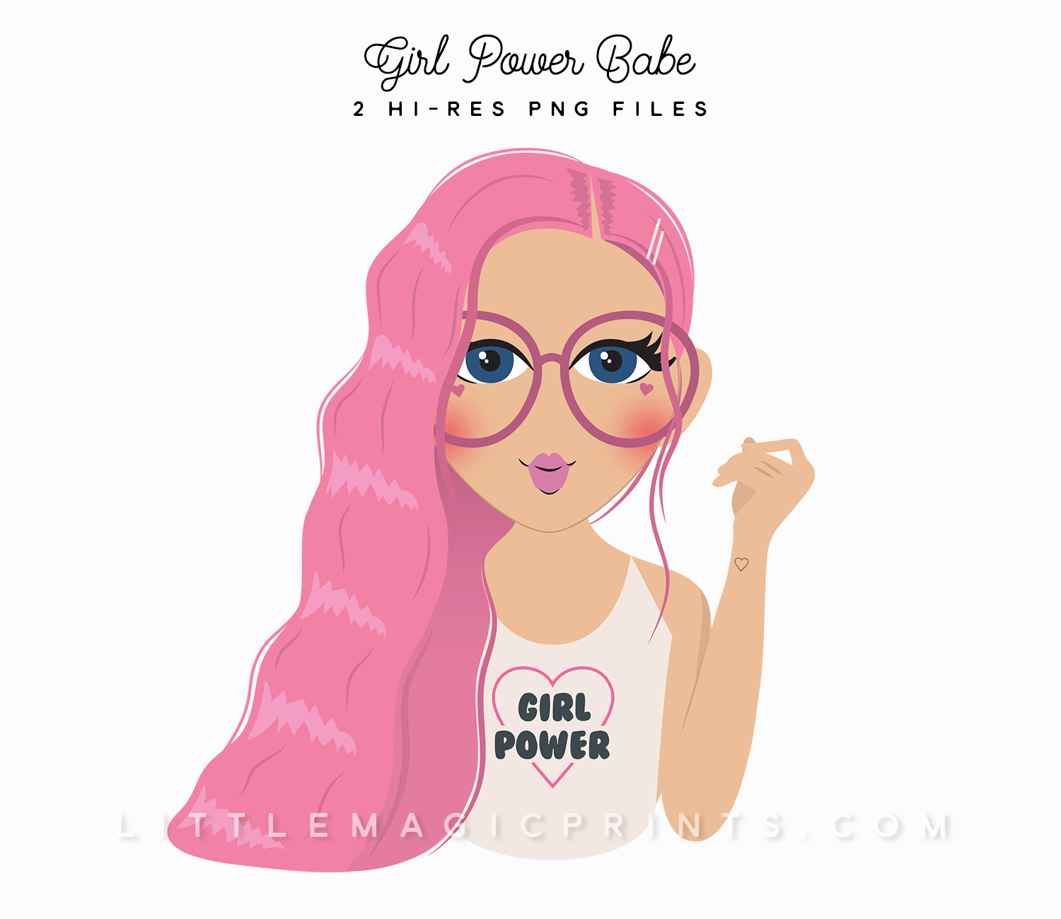 Girl Power Babe – Little Magic Prints