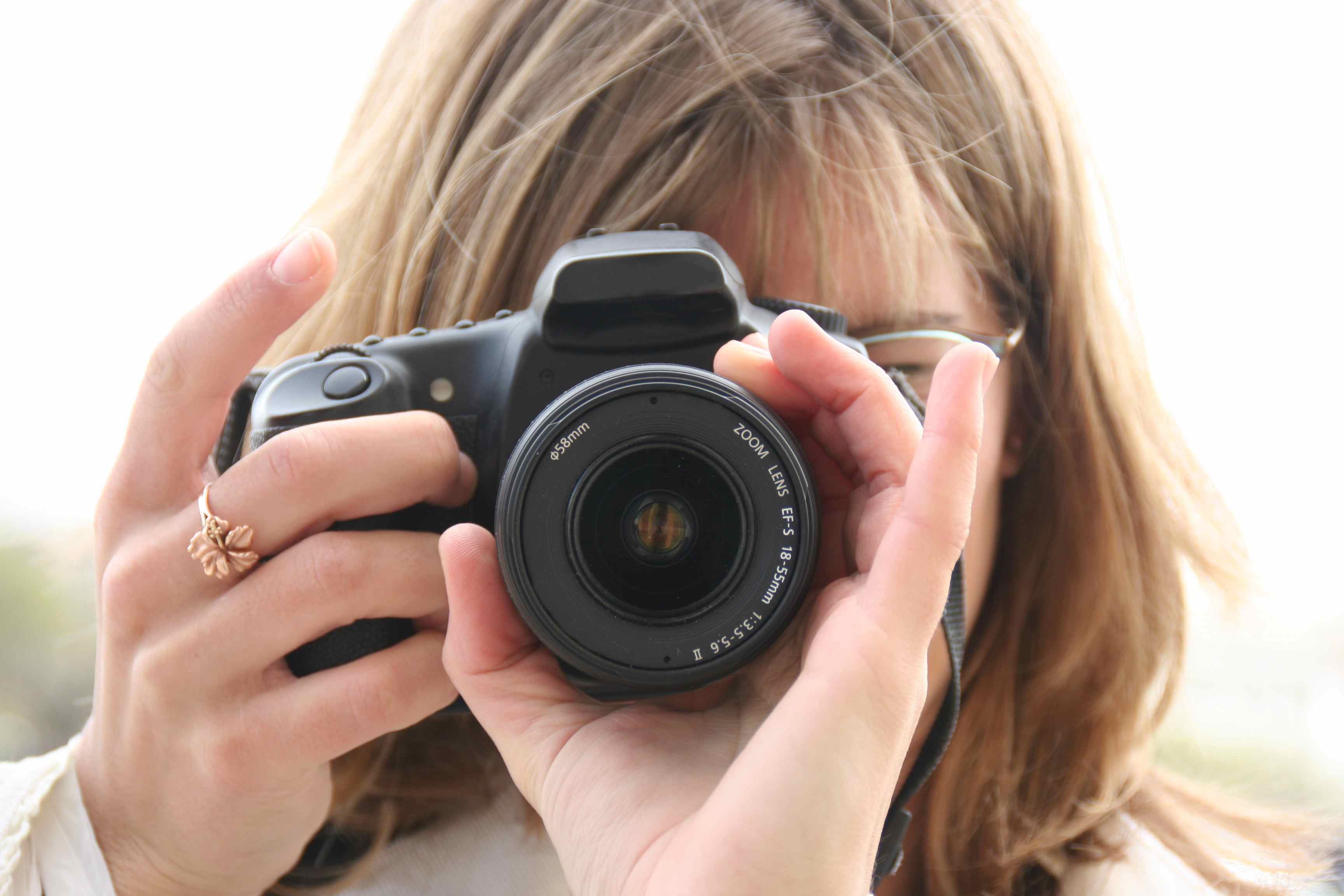 Girl-Taking-Photograph-With-Camera | Karen Gately