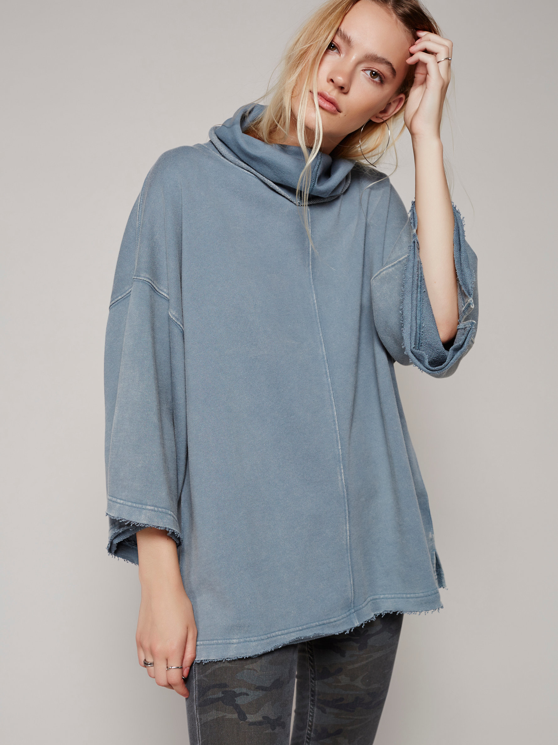 Lyst - Free People Marley Girl Tunic in Blue