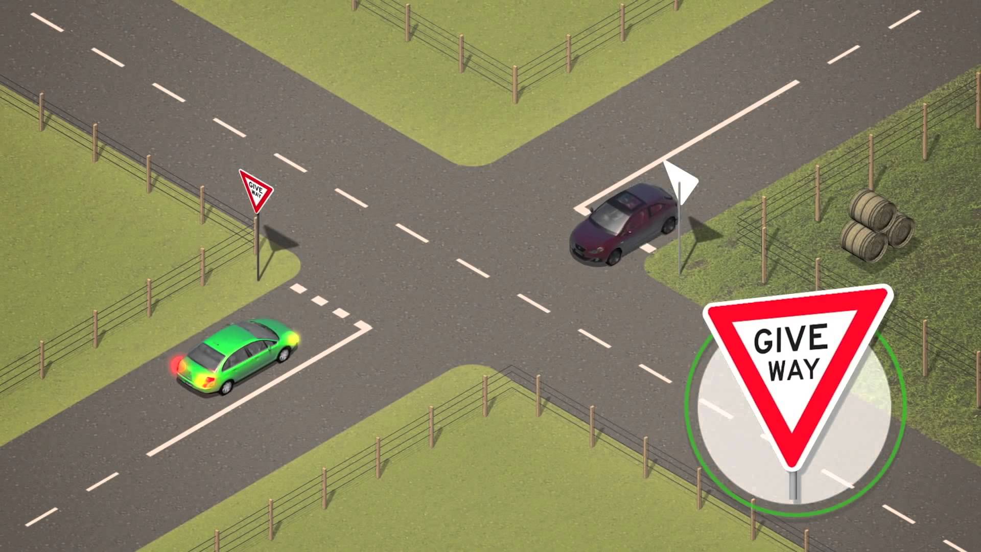 Vic Roads - Road Rules (2) - Giving Way At Intersections - YouTube