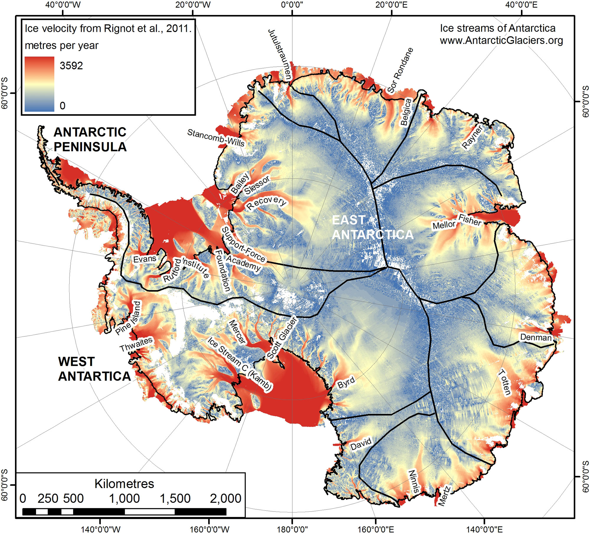 Mega Scale Glacial Lineations - AntarcticGlaciers.org
