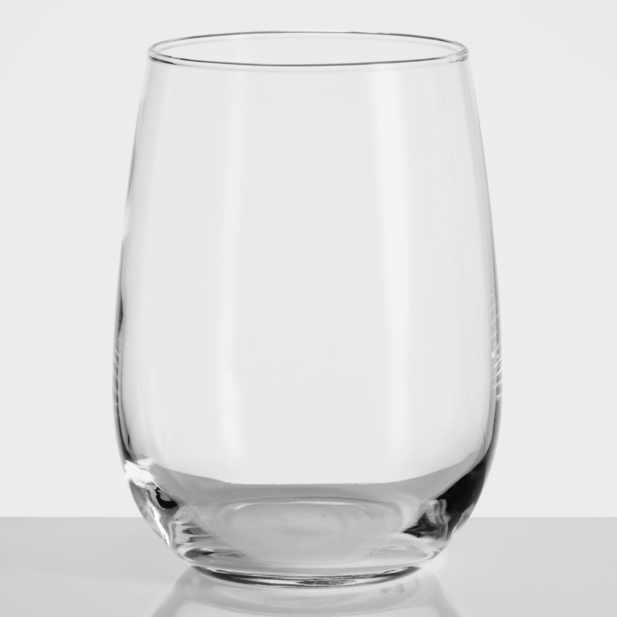 Stemless White Wine Glass 12-Piece Entertaining Set | World Market